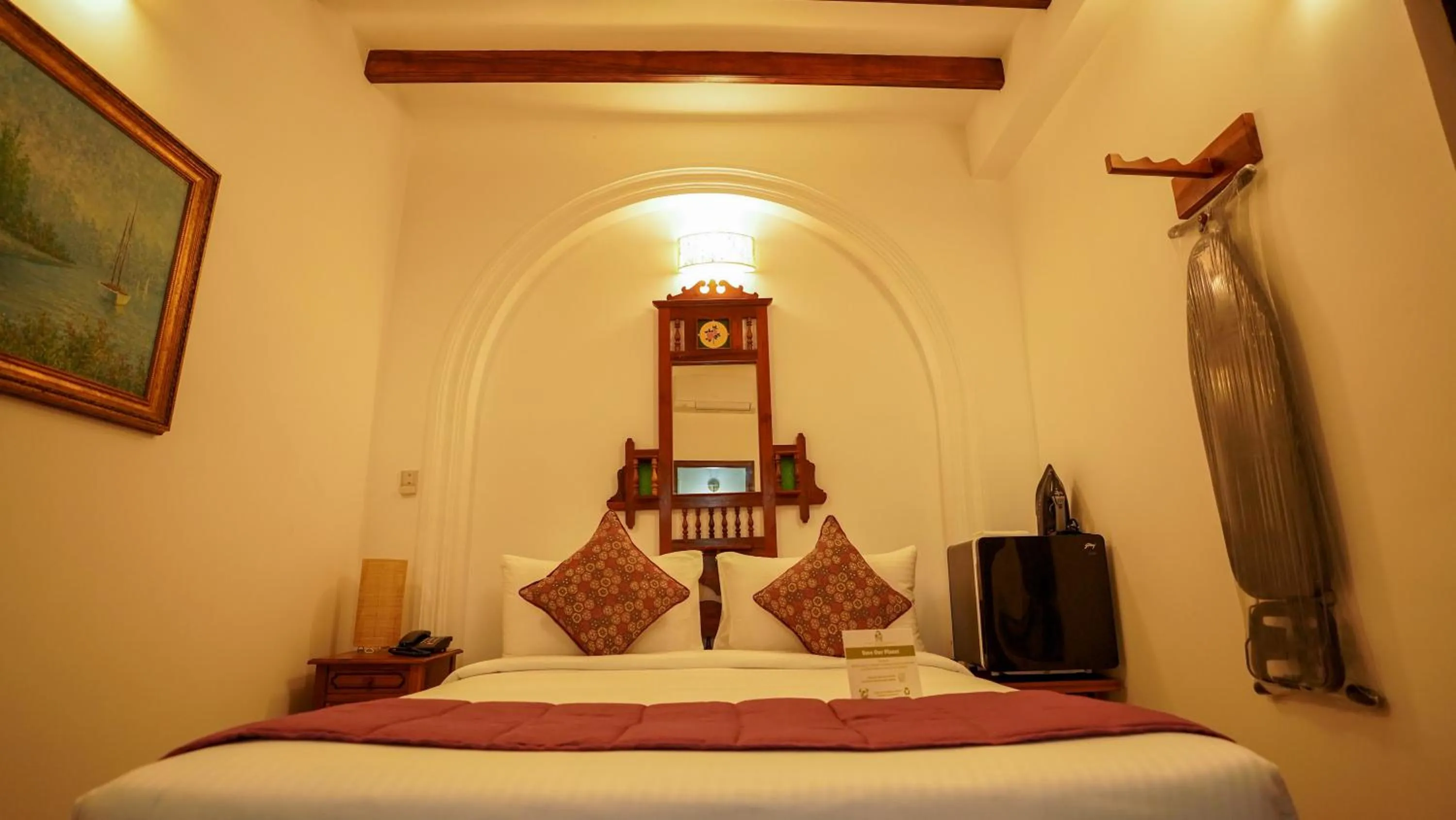 Bed in La Plage Seaview Suites