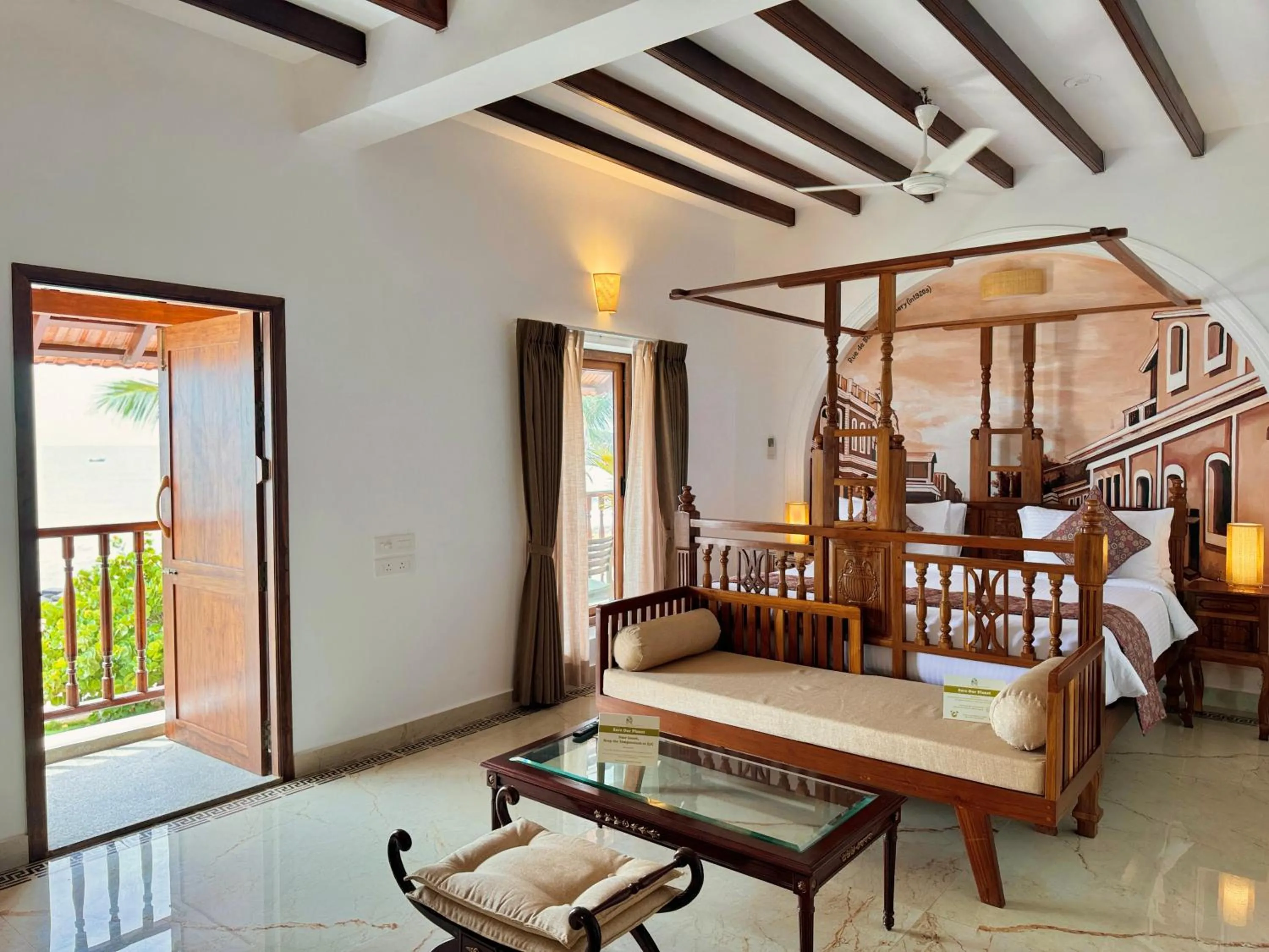 Bedroom in La Plage Seaview Suites