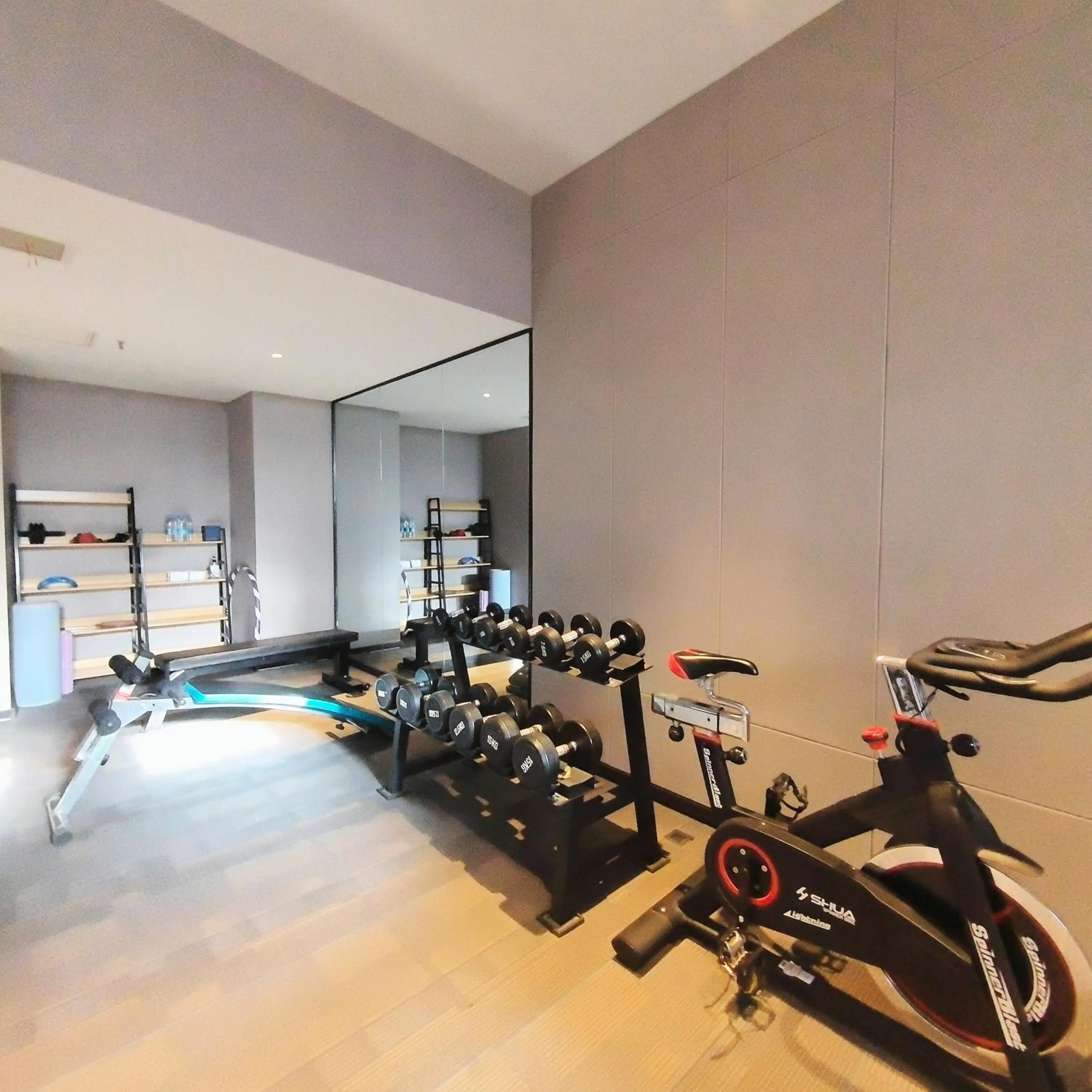 Fitness centre/facilities in Echarm Hotel - Xi'an Tai'ao Plaza Baijiakou Metro Station