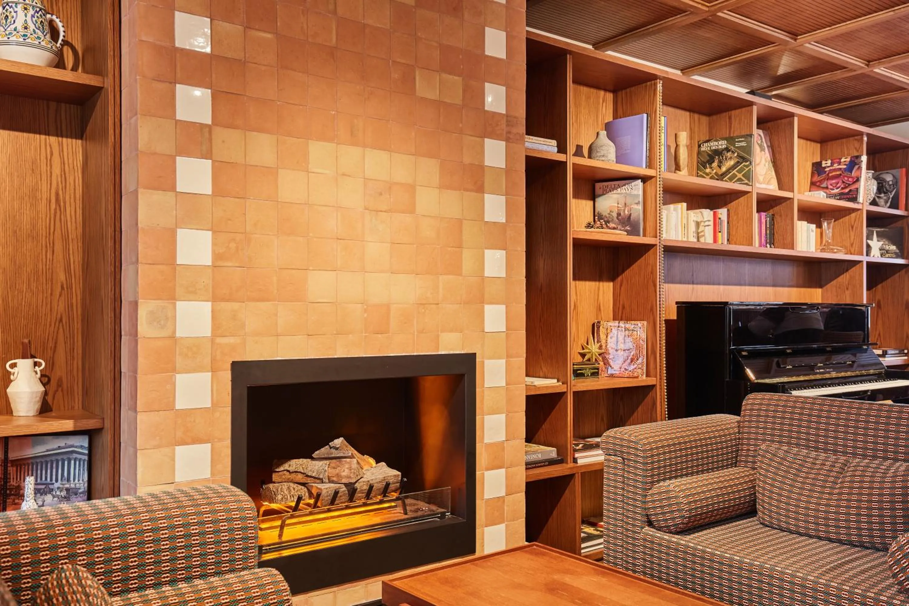 Living room in Appart Hotel Paris Levallois Maurice Ravel