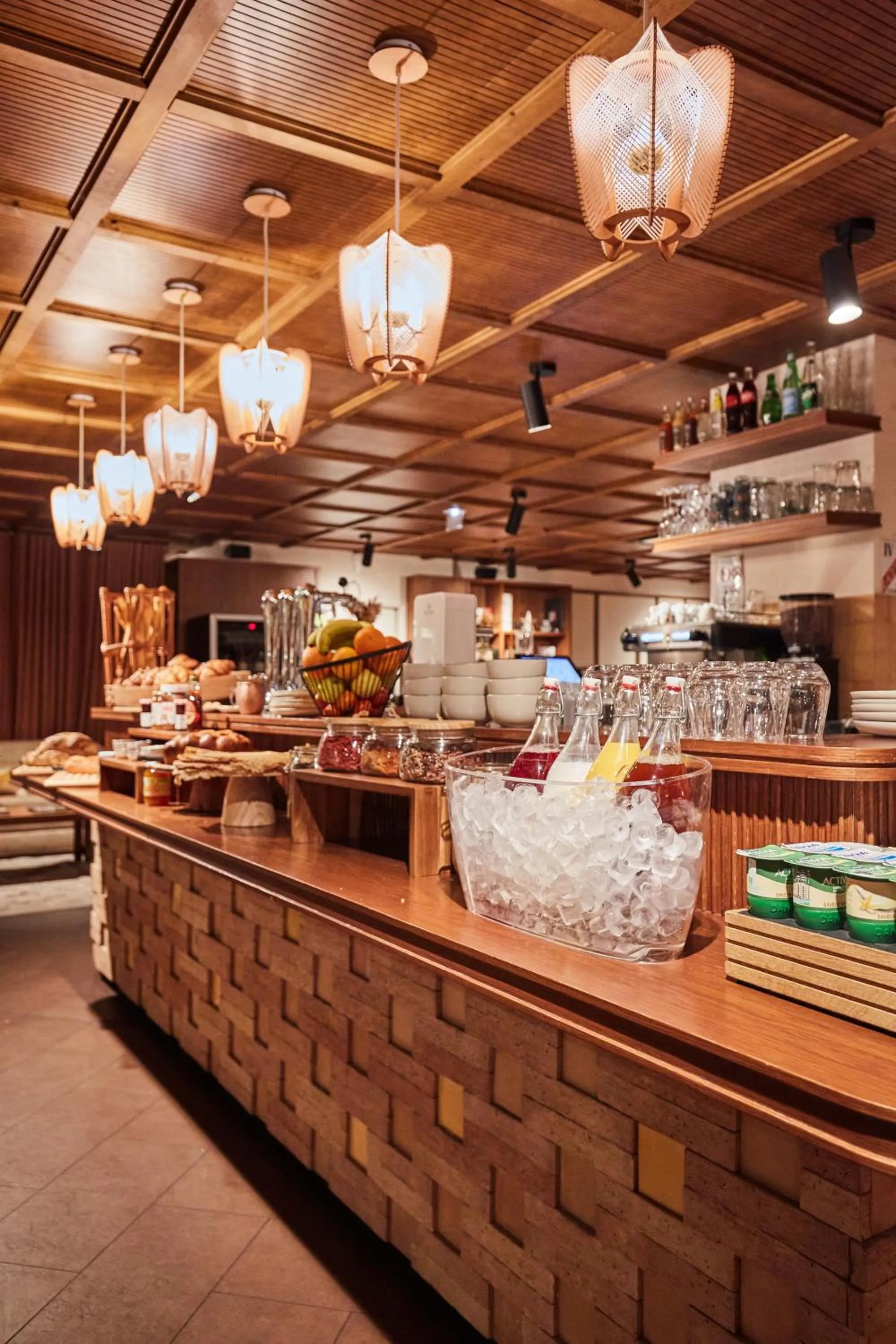 Buffet breakfast in Appart Hotel Paris Levallois Maurice Ravel