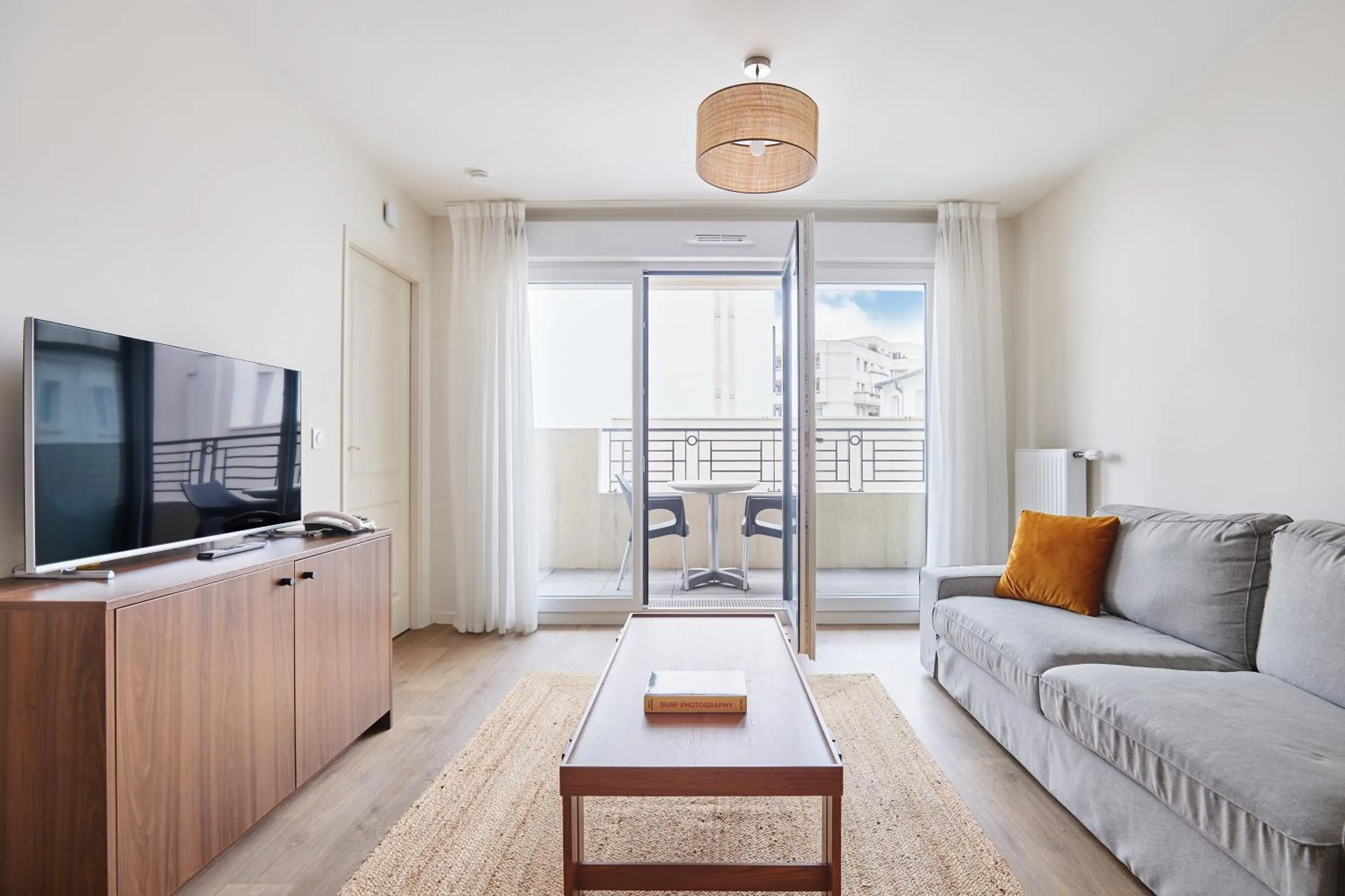 Seating area in Appart Hotel Paris Levallois Maurice Ravel