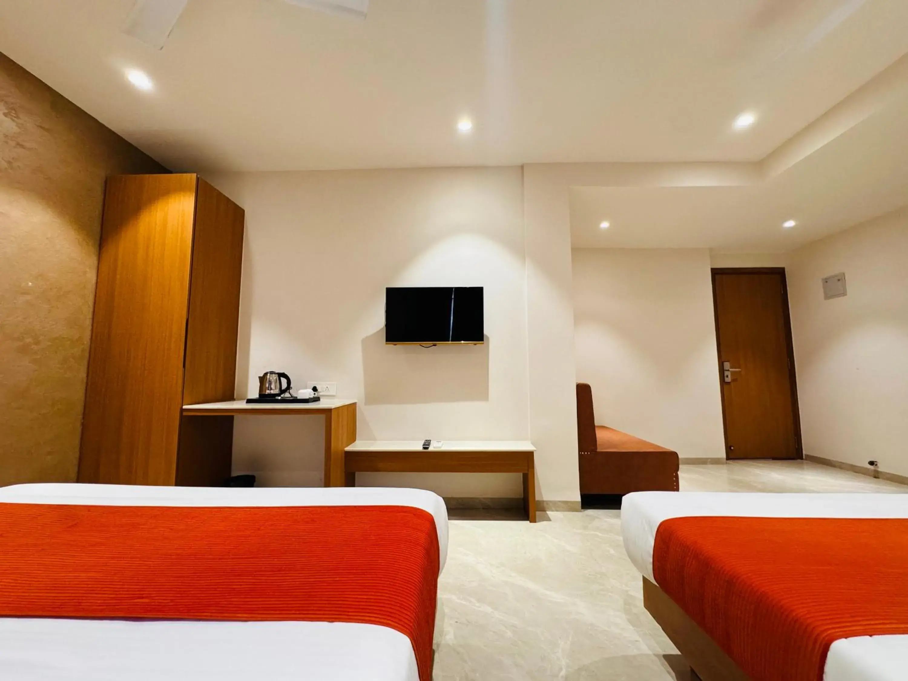 Bed in Hotel Rudhav Palace Bed in Hotel Rudhav Palace