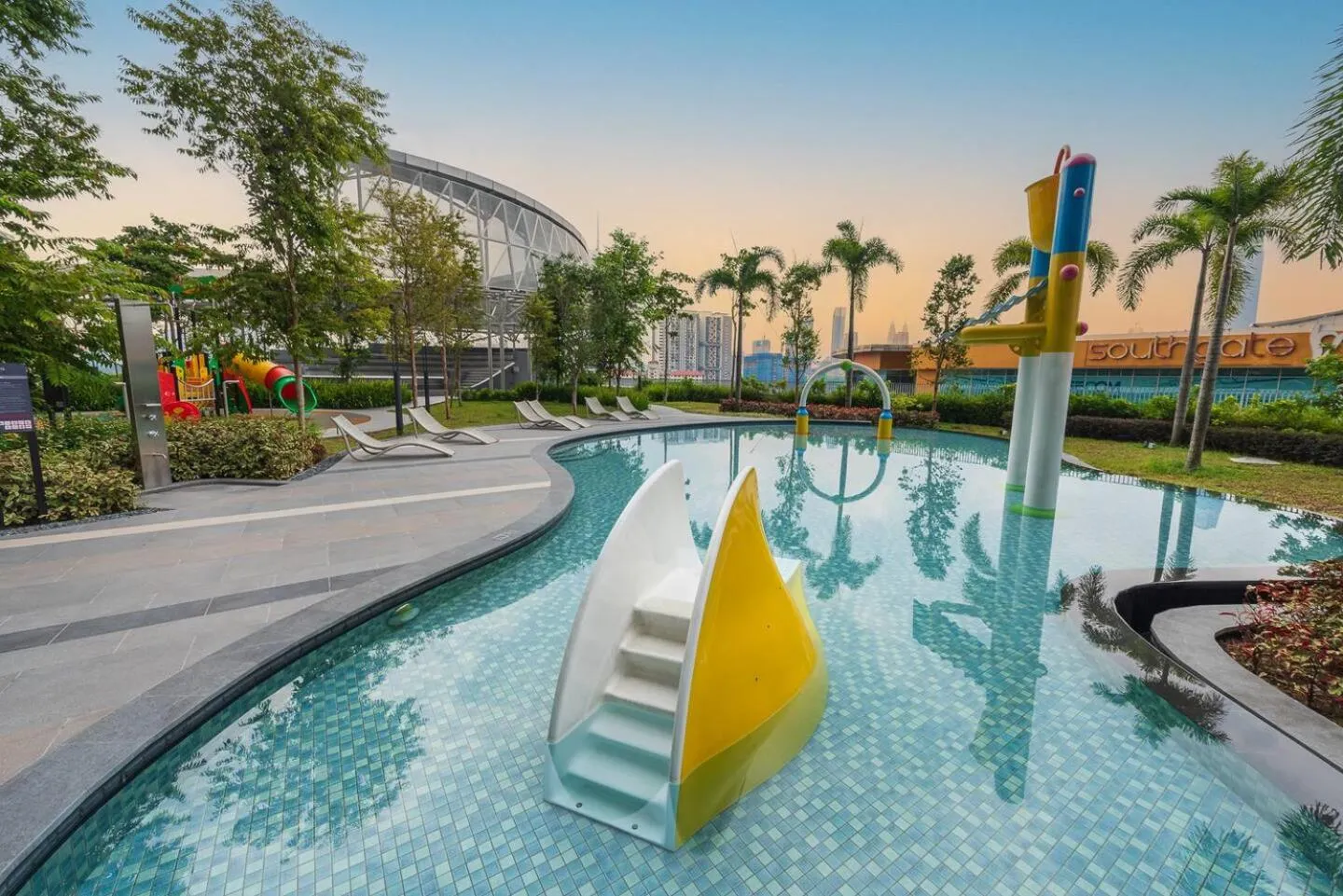 Swimming pool in Trion Kuala Lumpur