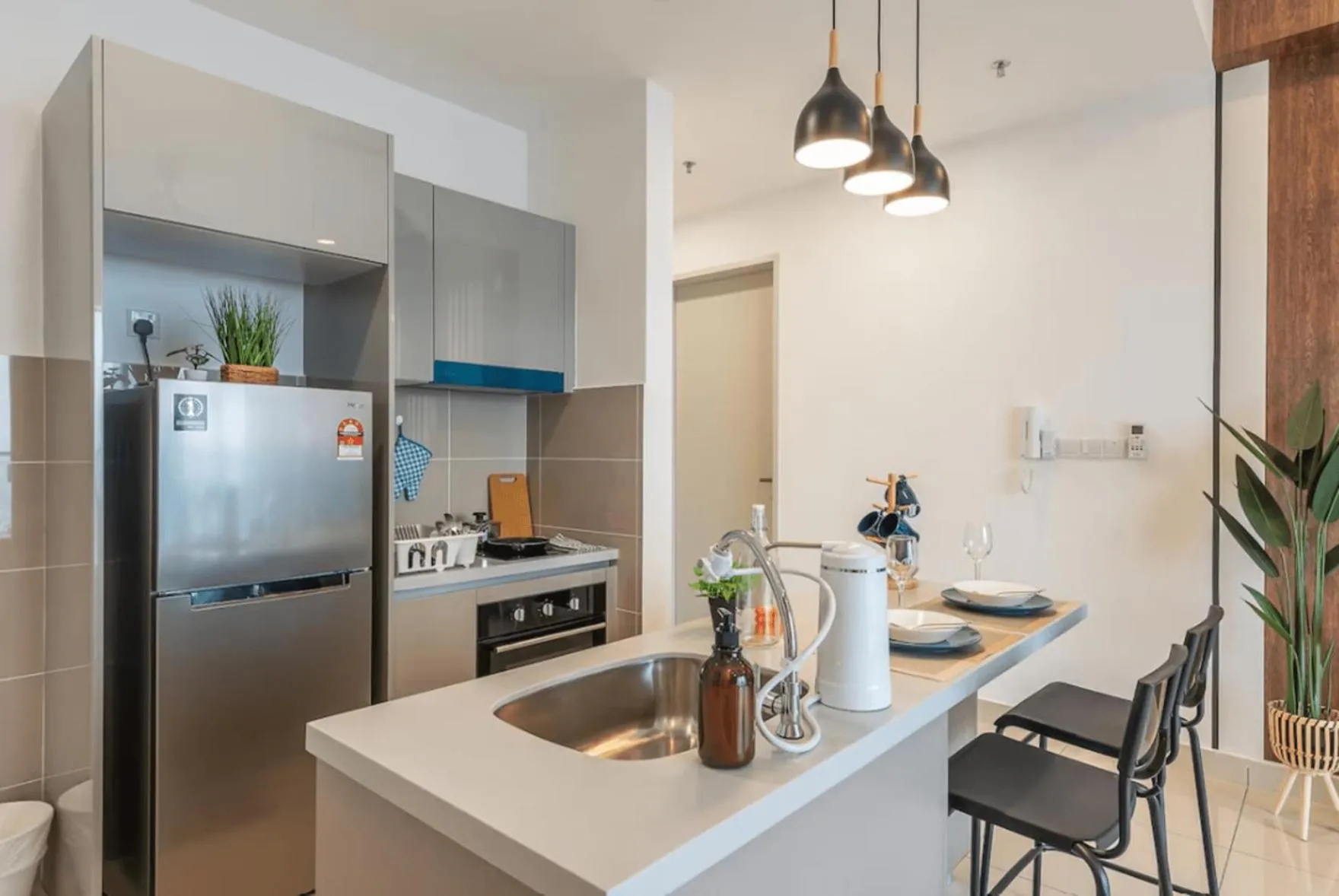 Kitchen or kitchenette in Trion Kuala Lumpur