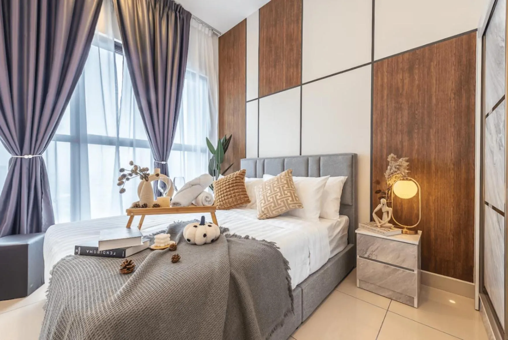 Bed in Trion Kuala Lumpur