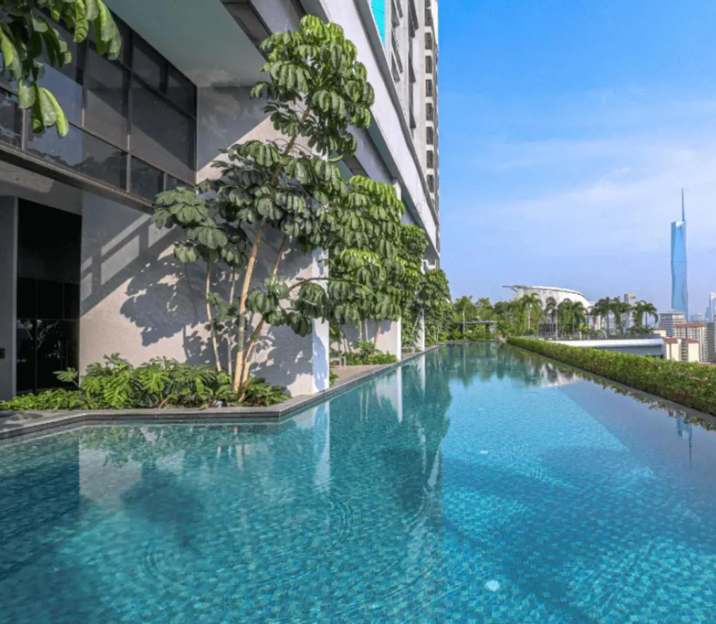 Swimming pool in Trion Kuala Lumpur Swimming pool in Trion Kuala Lumpur