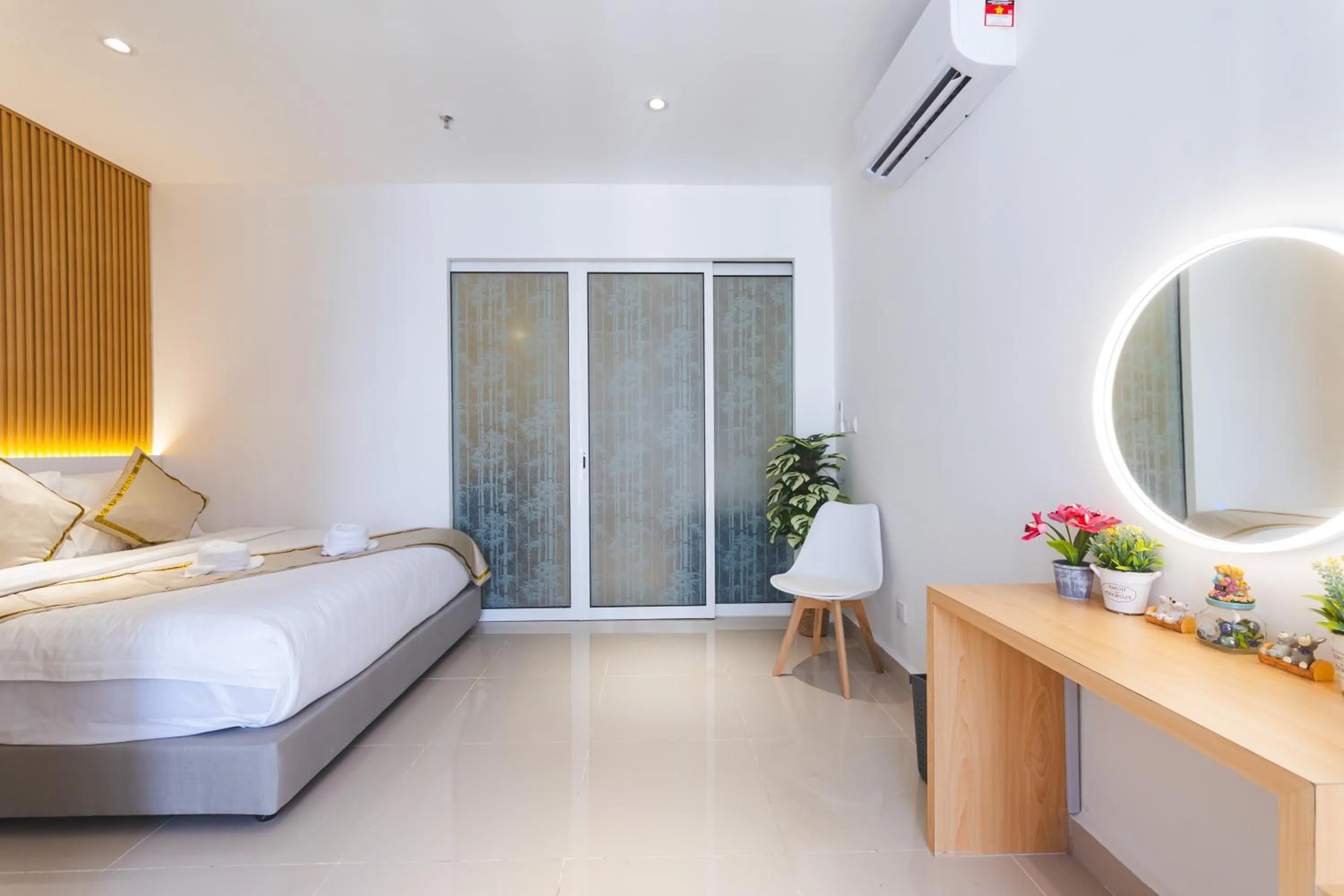 Bed in Beautiful Seaview Suites at The Shore Kota Kinabalu