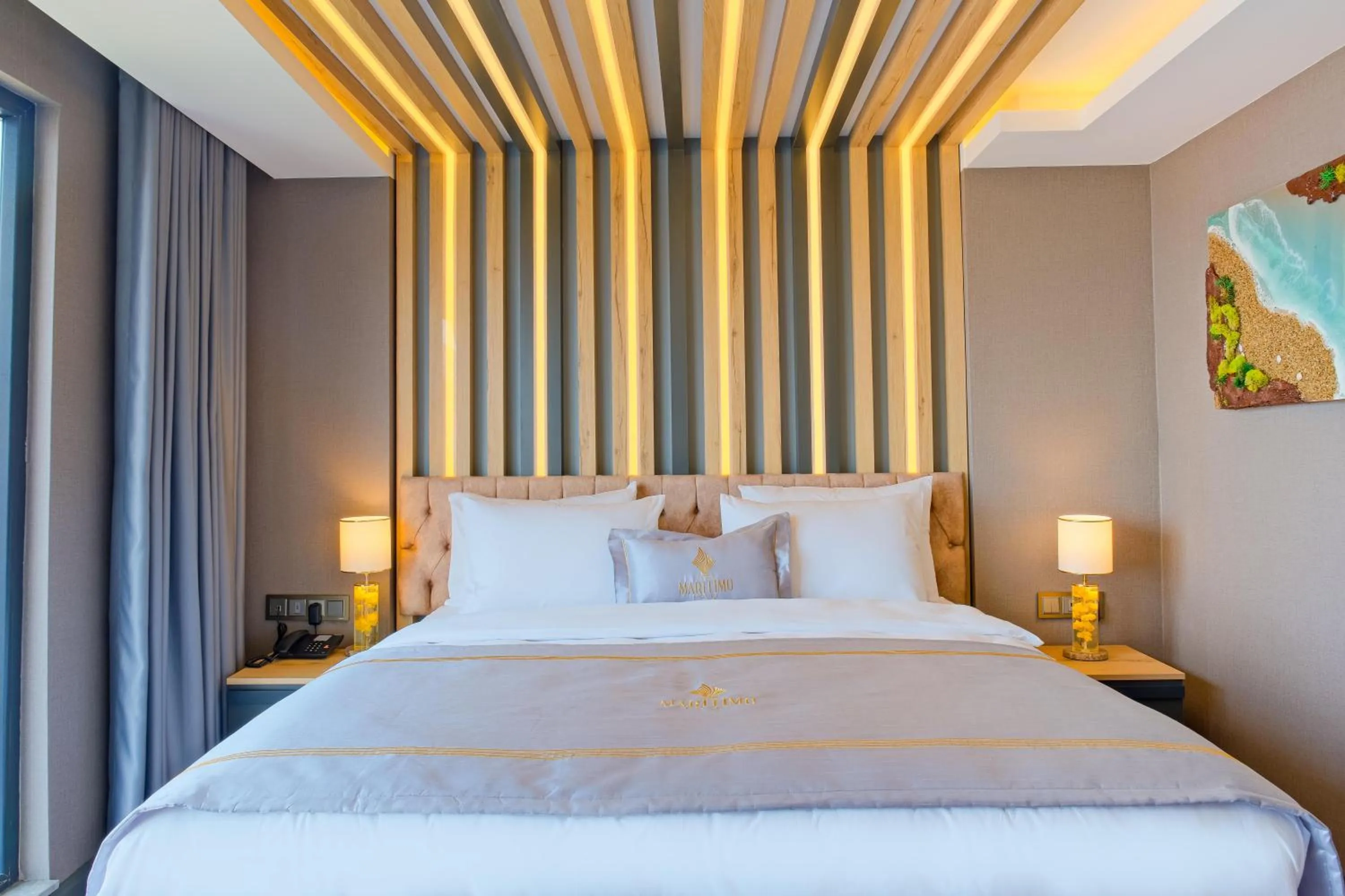 Bed in Maritimo Hotel