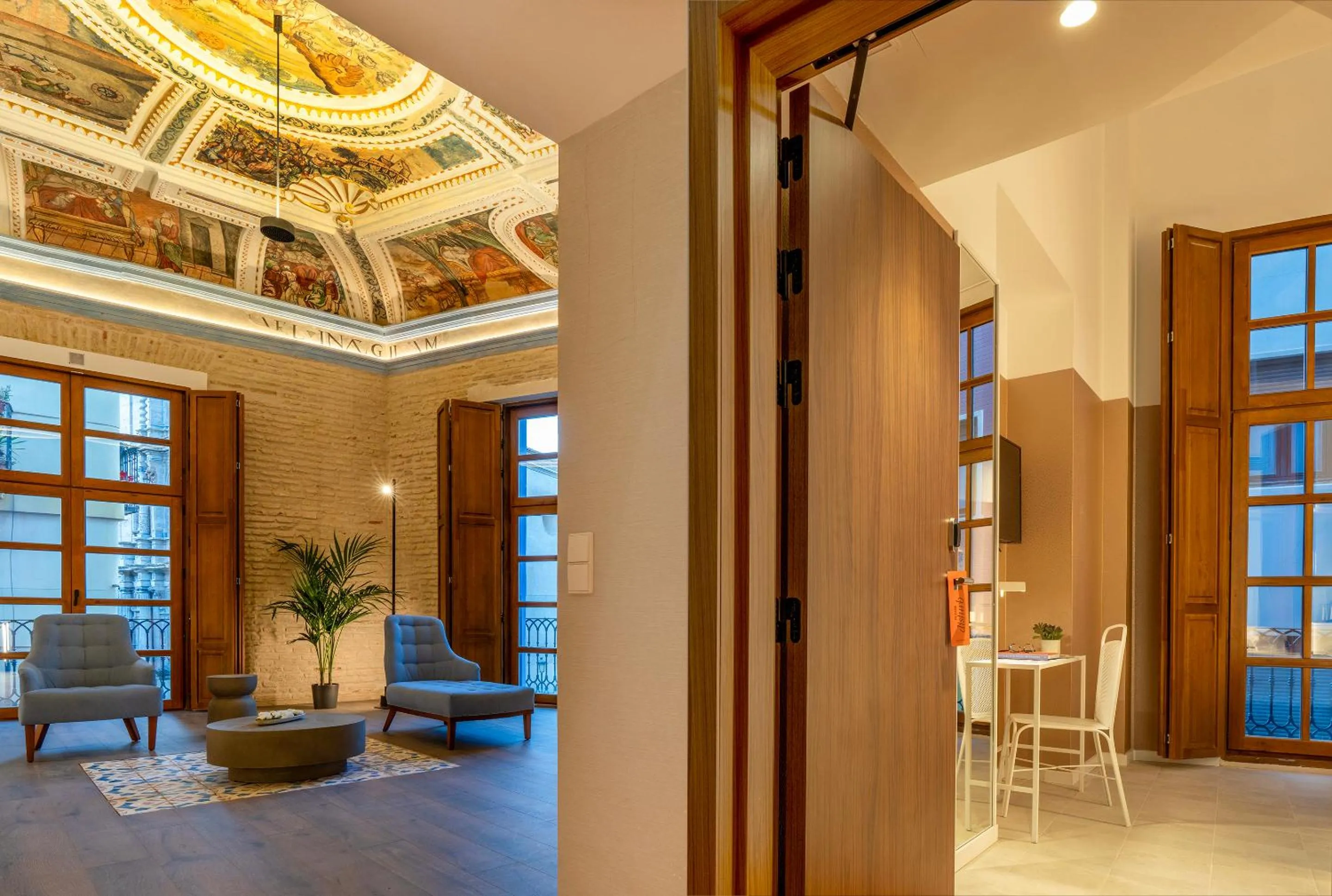 Seating area in Axel Hotel Valencia - Adults Only