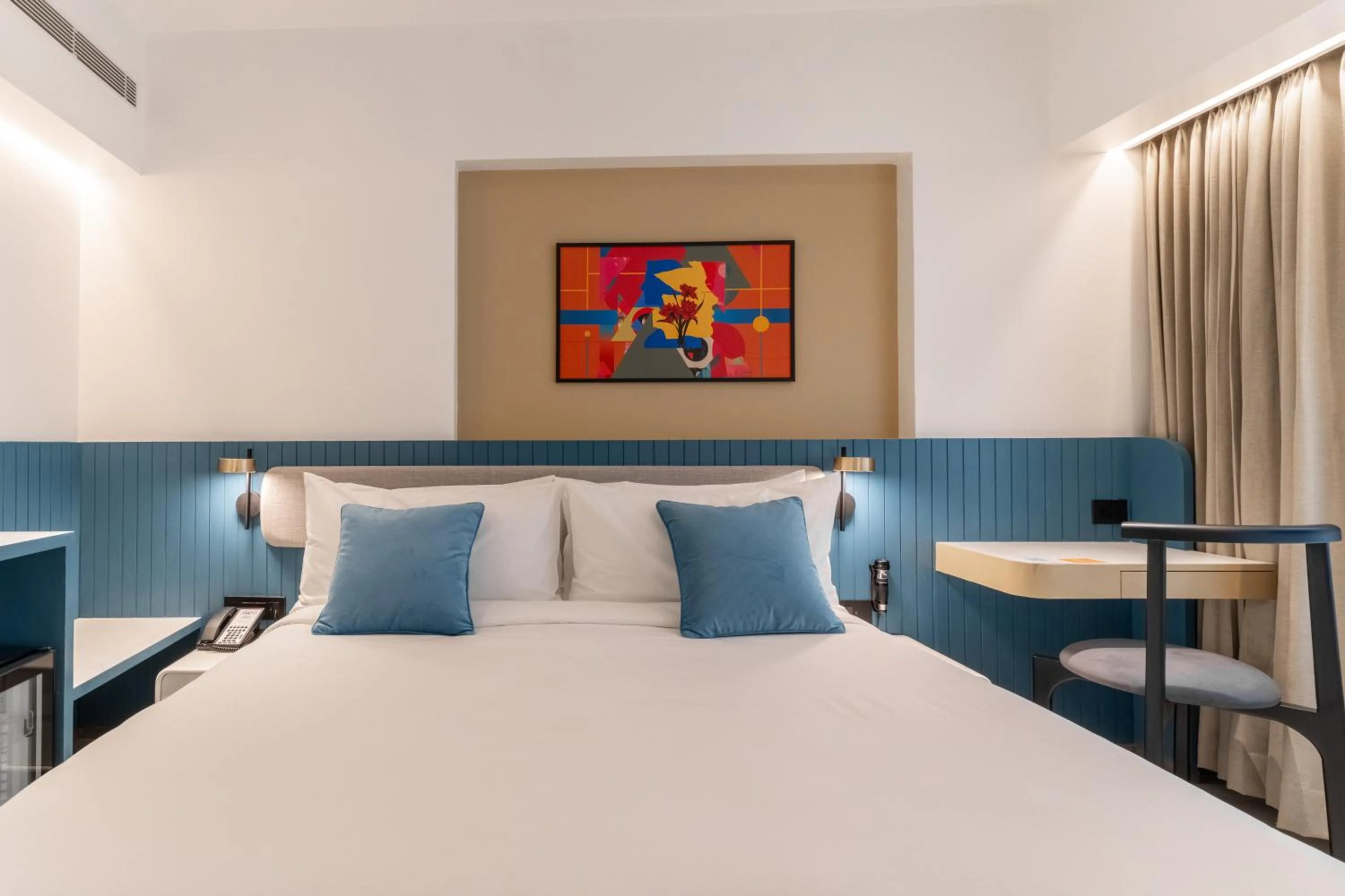 Bed in Spektrum Hotel - Bengaluru Airport