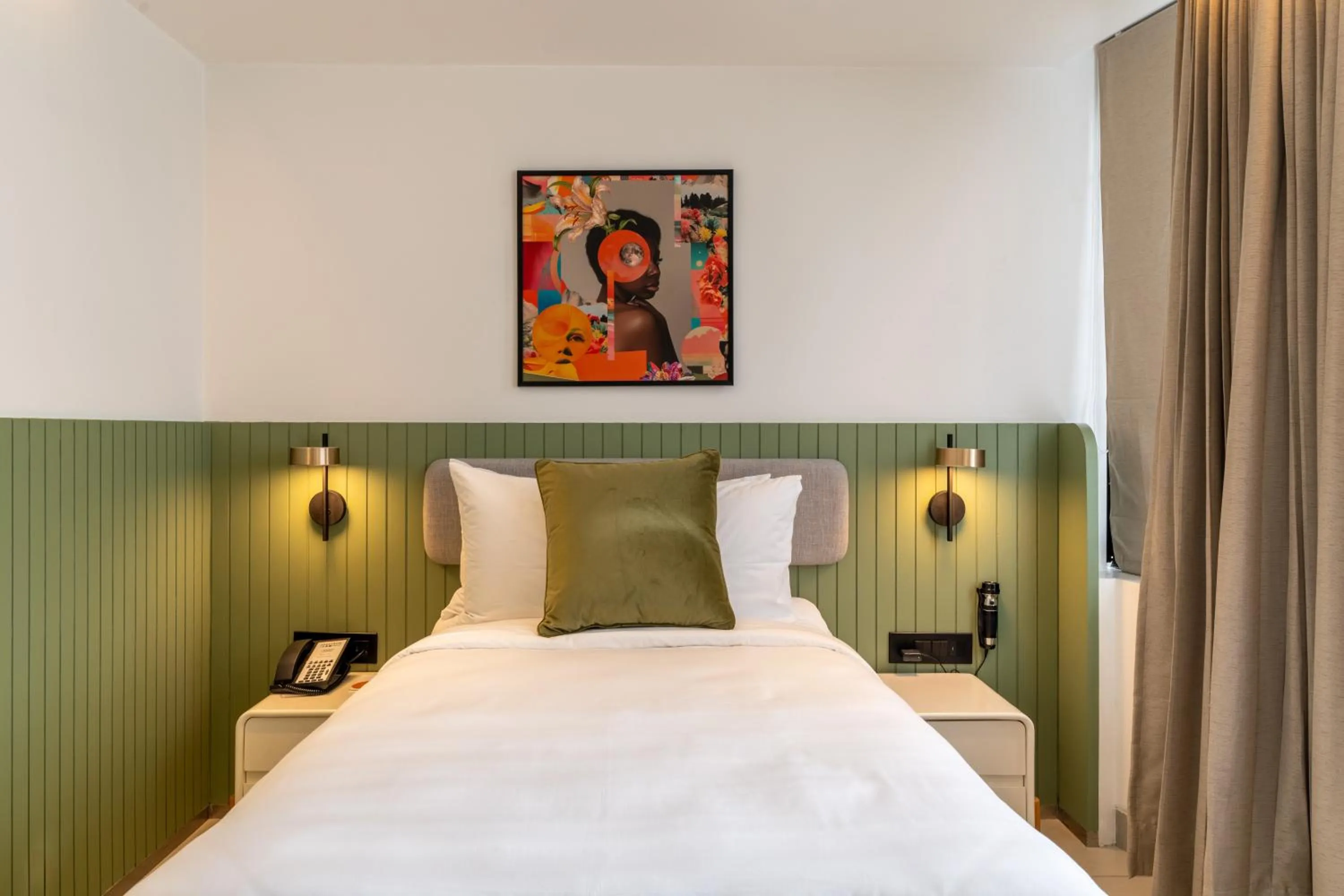 Bed in Spektrum Hotel - Bengaluru Airport