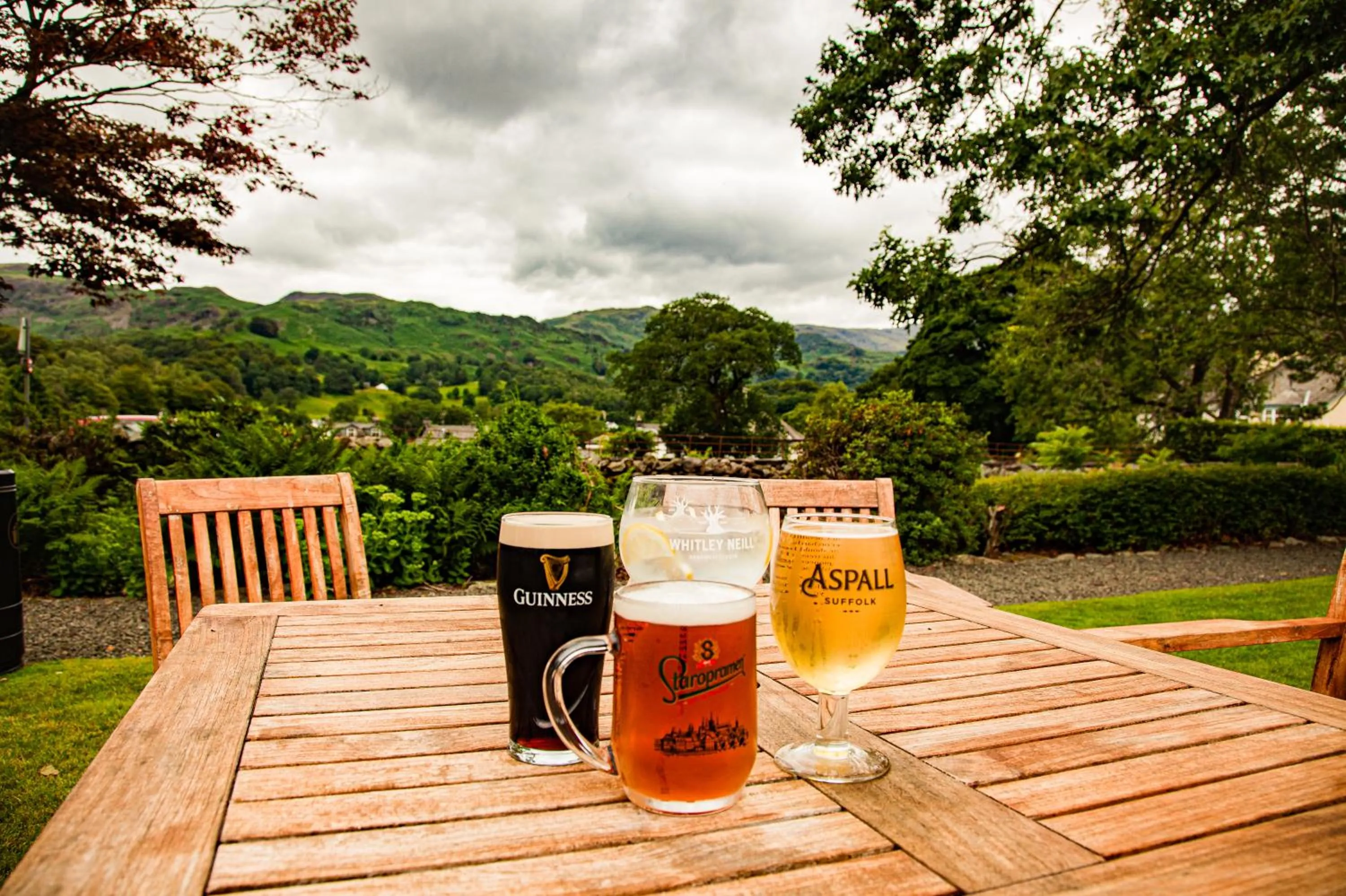 Garden in The Swan at Grasmere- The Inn Collection Group