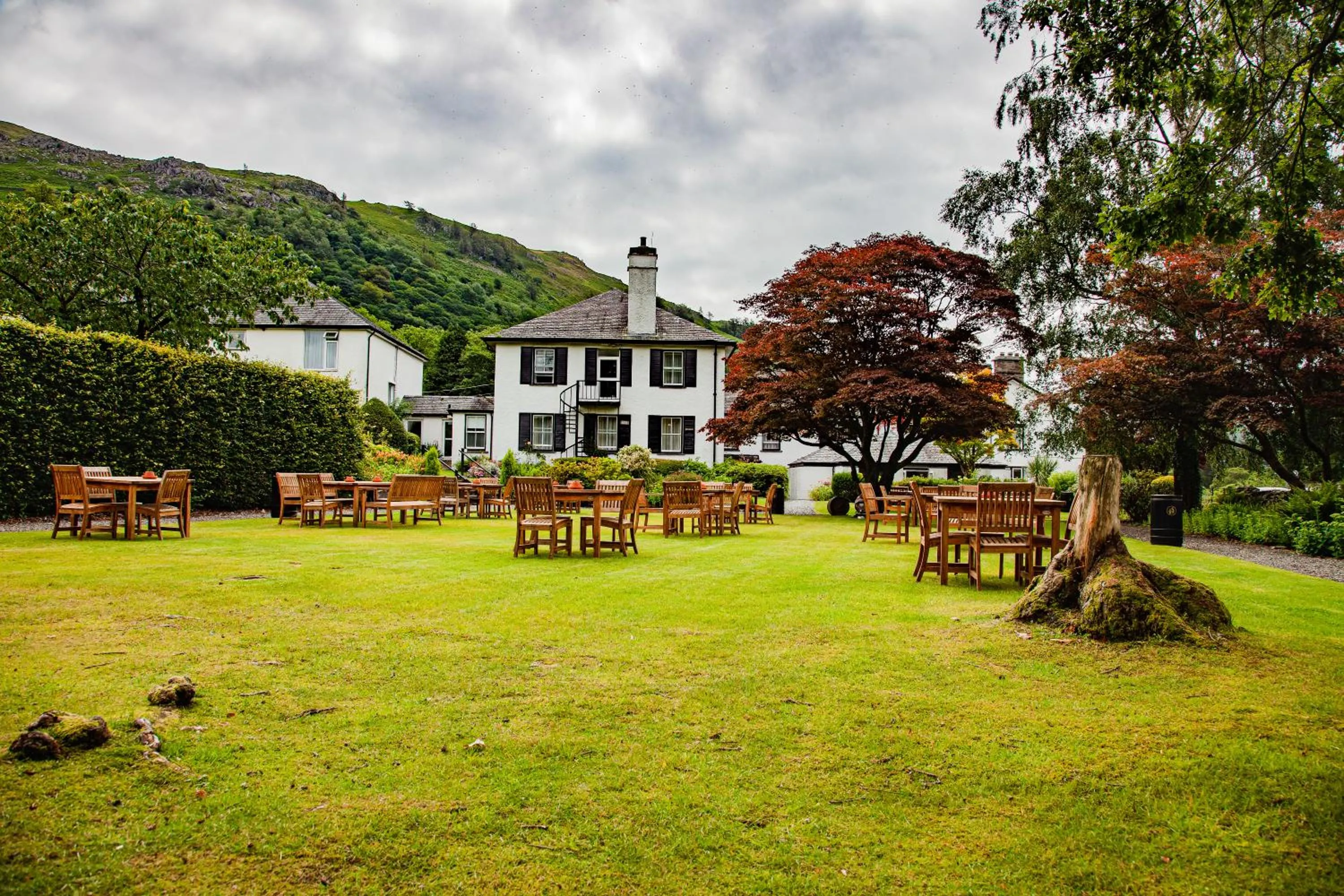 Garden in The Swan at Grasmere- The Inn Collection Group