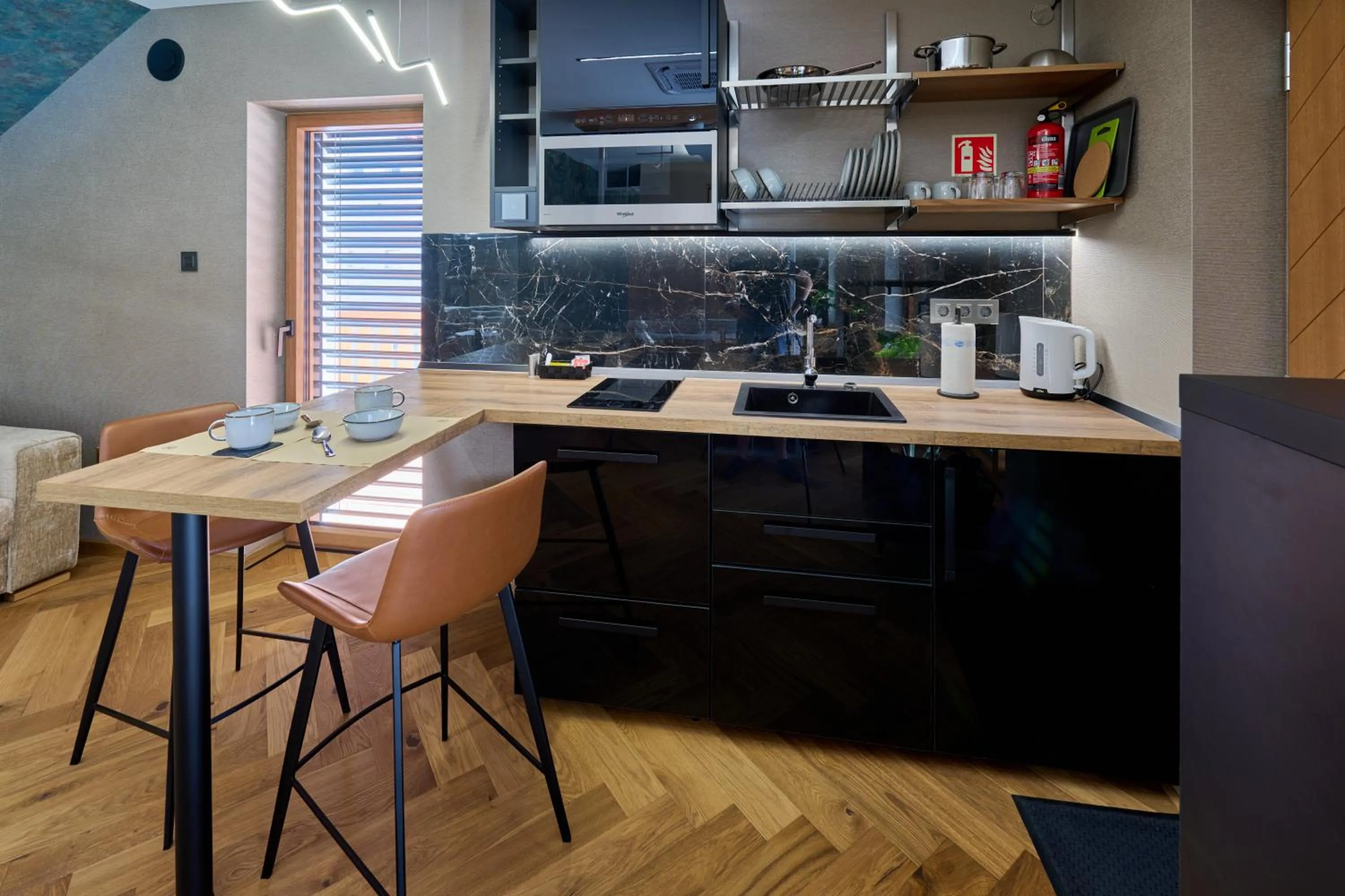 Kitchen or kitchenette in GRANDIS Premium Apartments