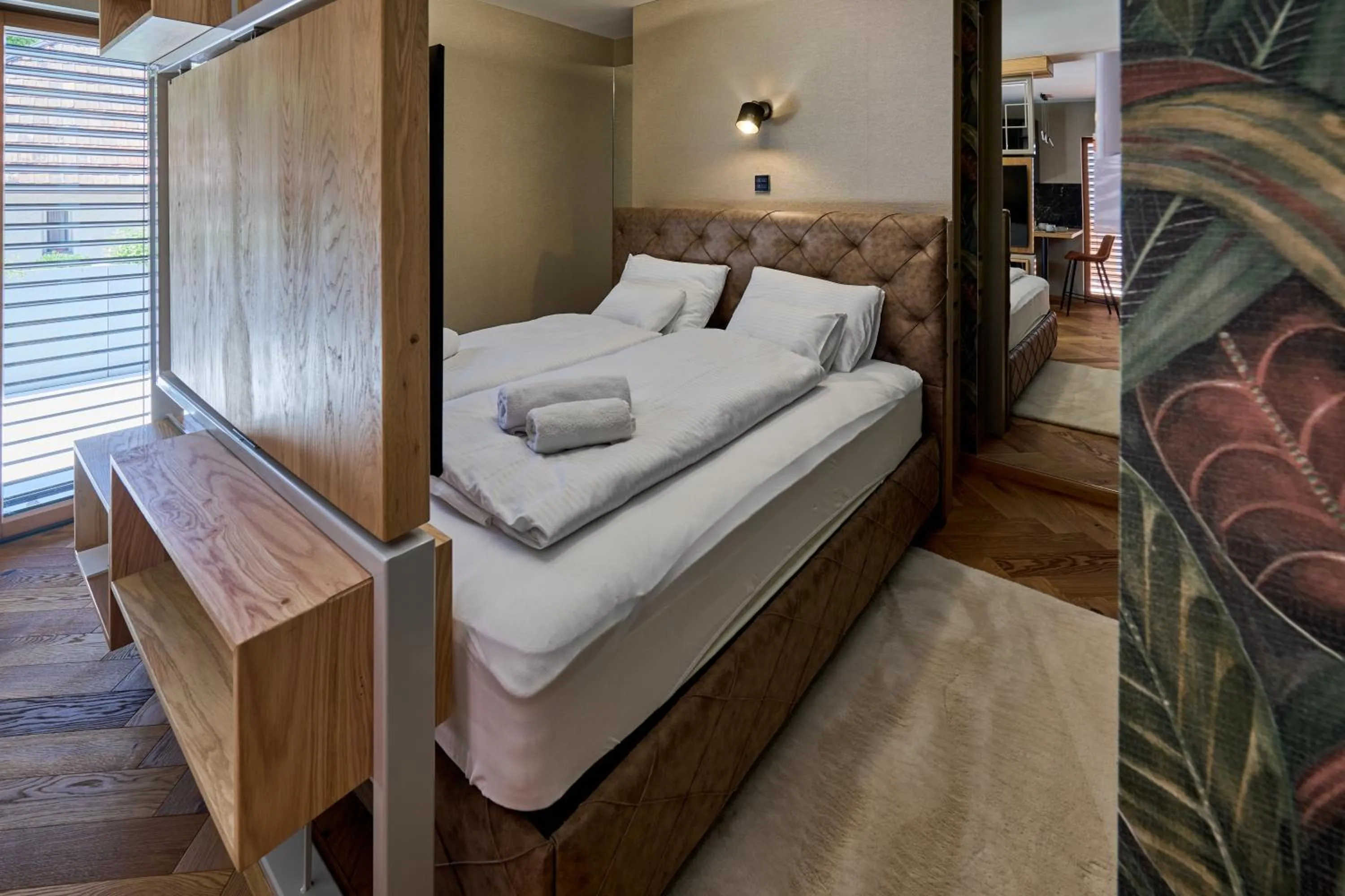 Bed in GRANDIS Premium Apartments
