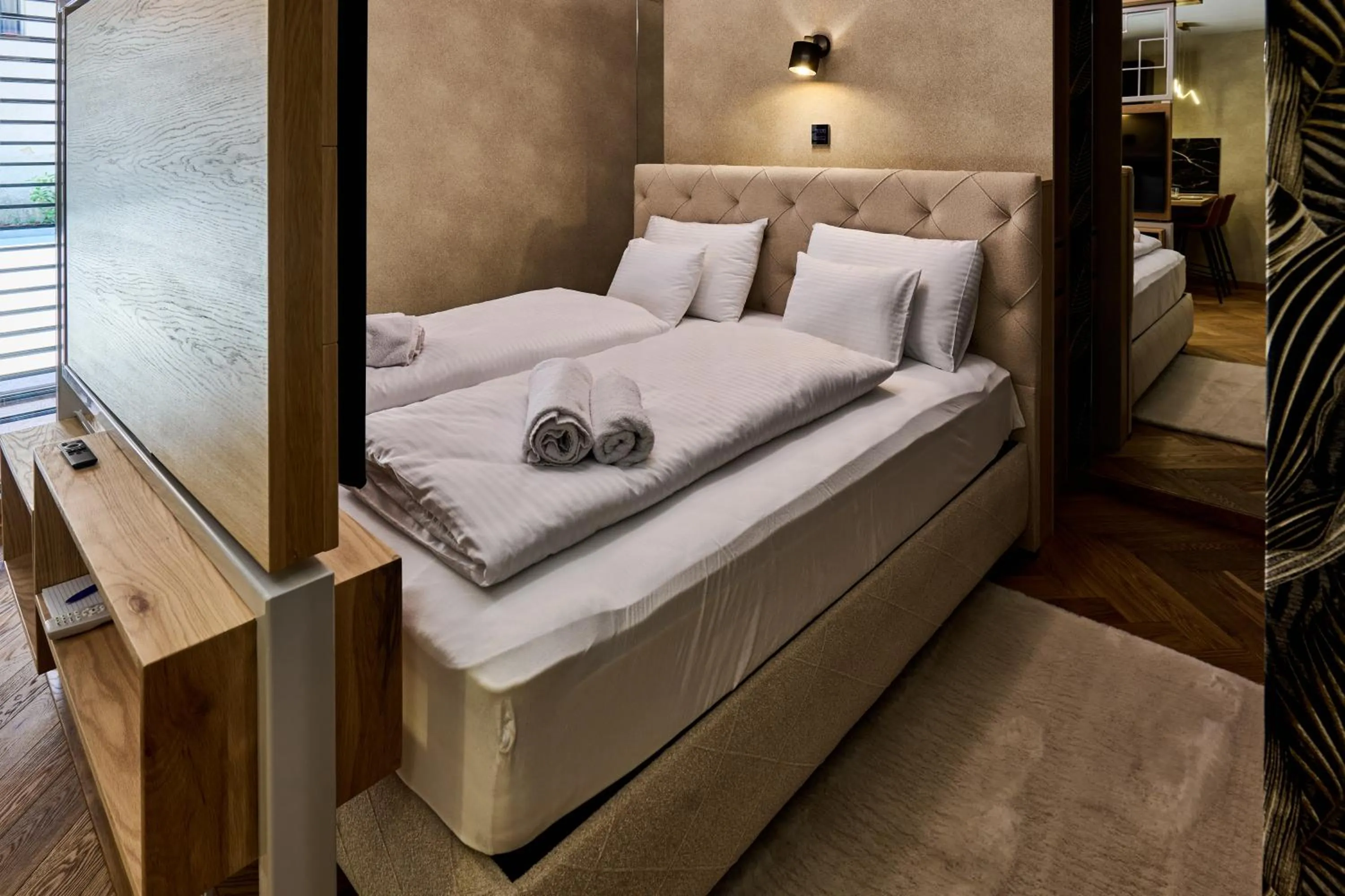 Bed in GRANDIS Premium Apartments