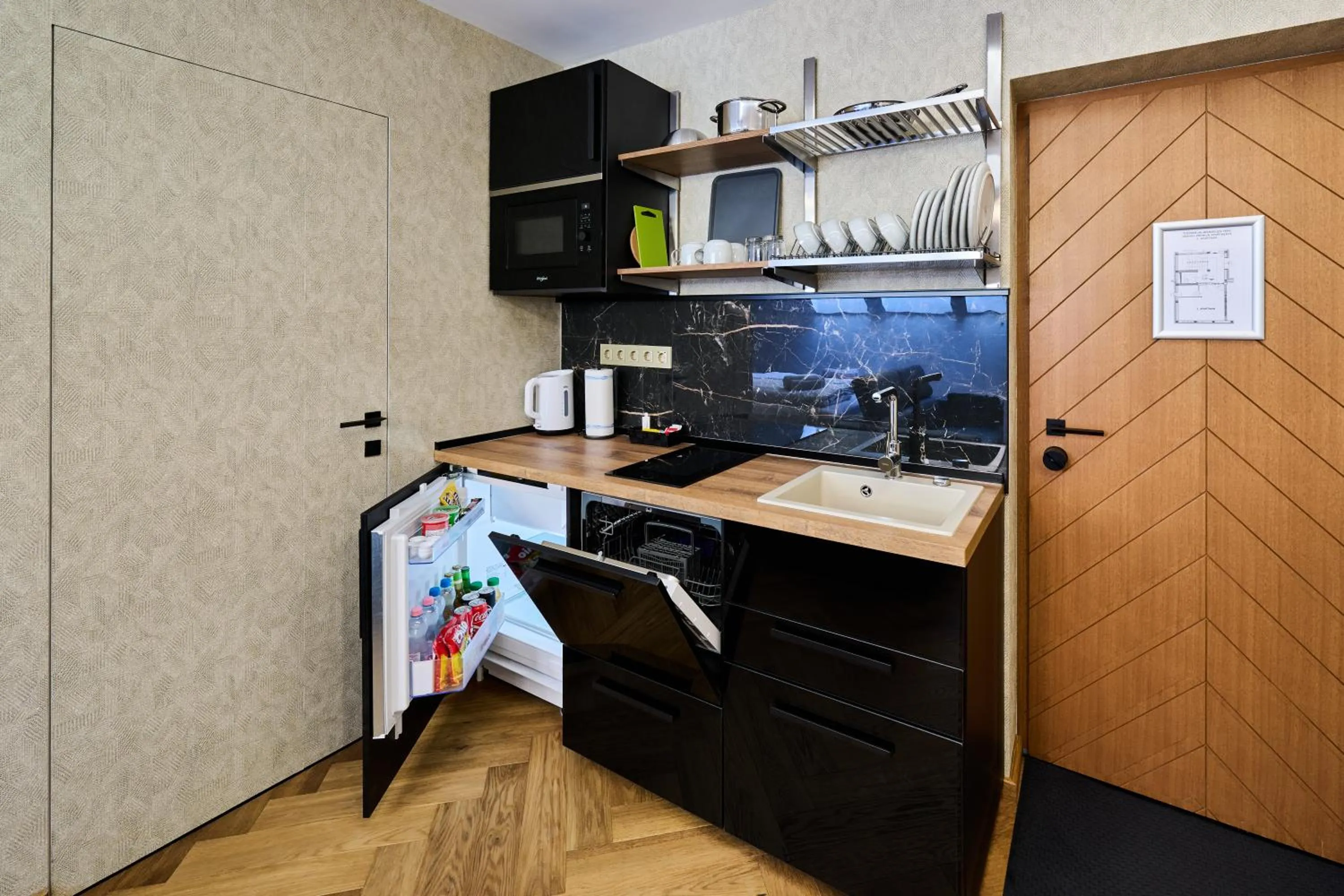 Kitchen or kitchenette in GRANDIS Premium Apartments