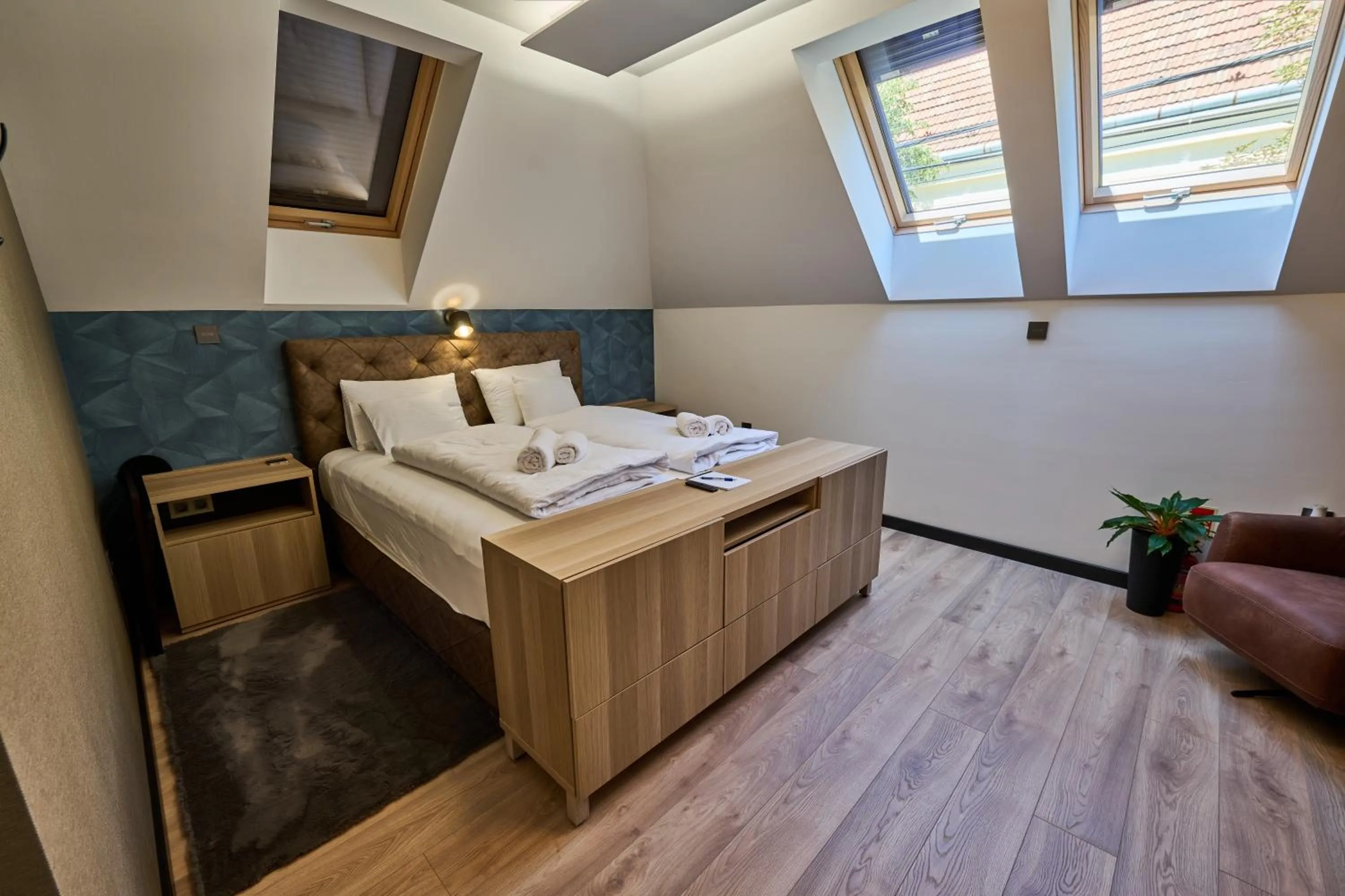 Bed in GRANDIS Premium Apartments