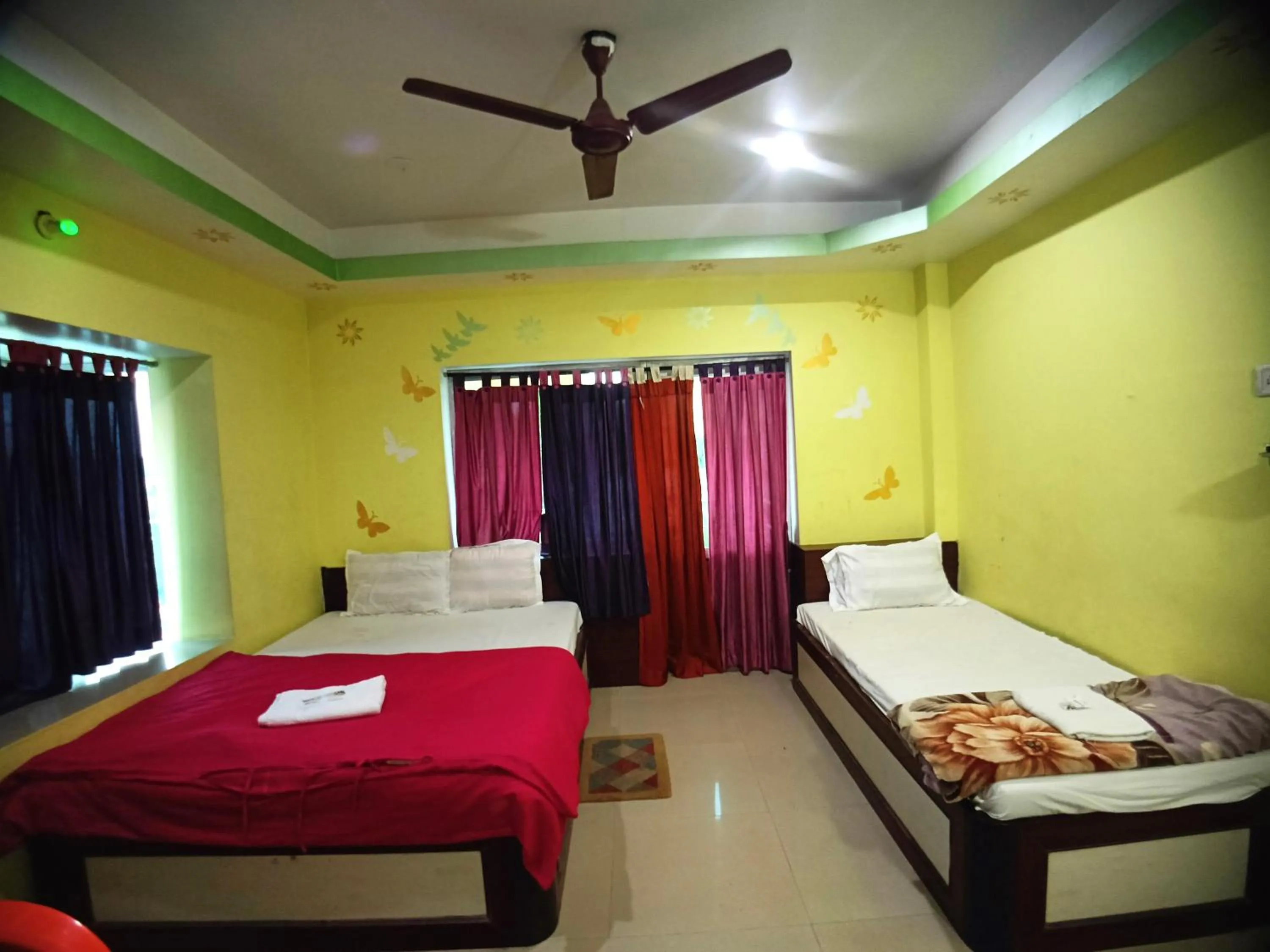 Bed in RESORT K SEA VIEW Digha