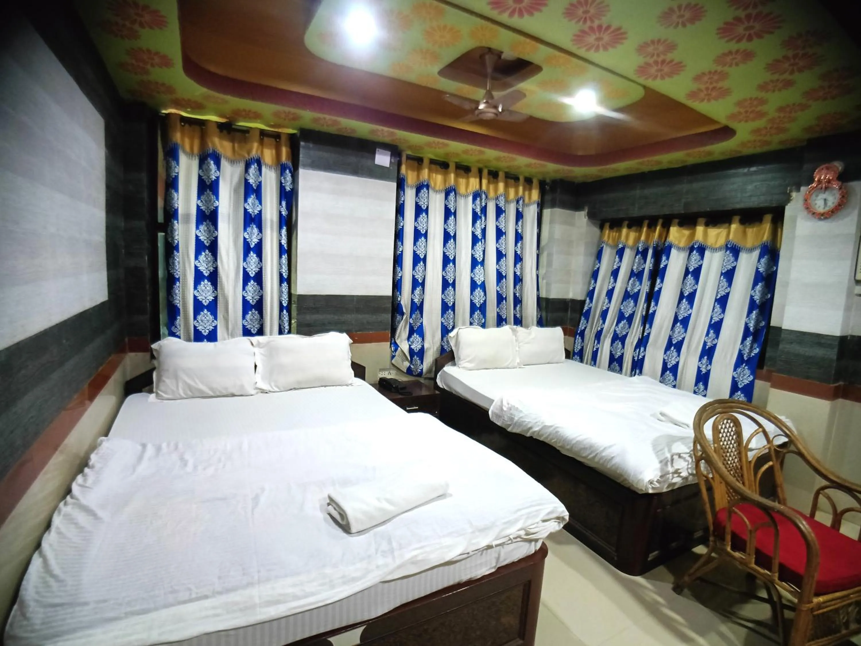 Bed in RESORT K SEA VIEW Digha