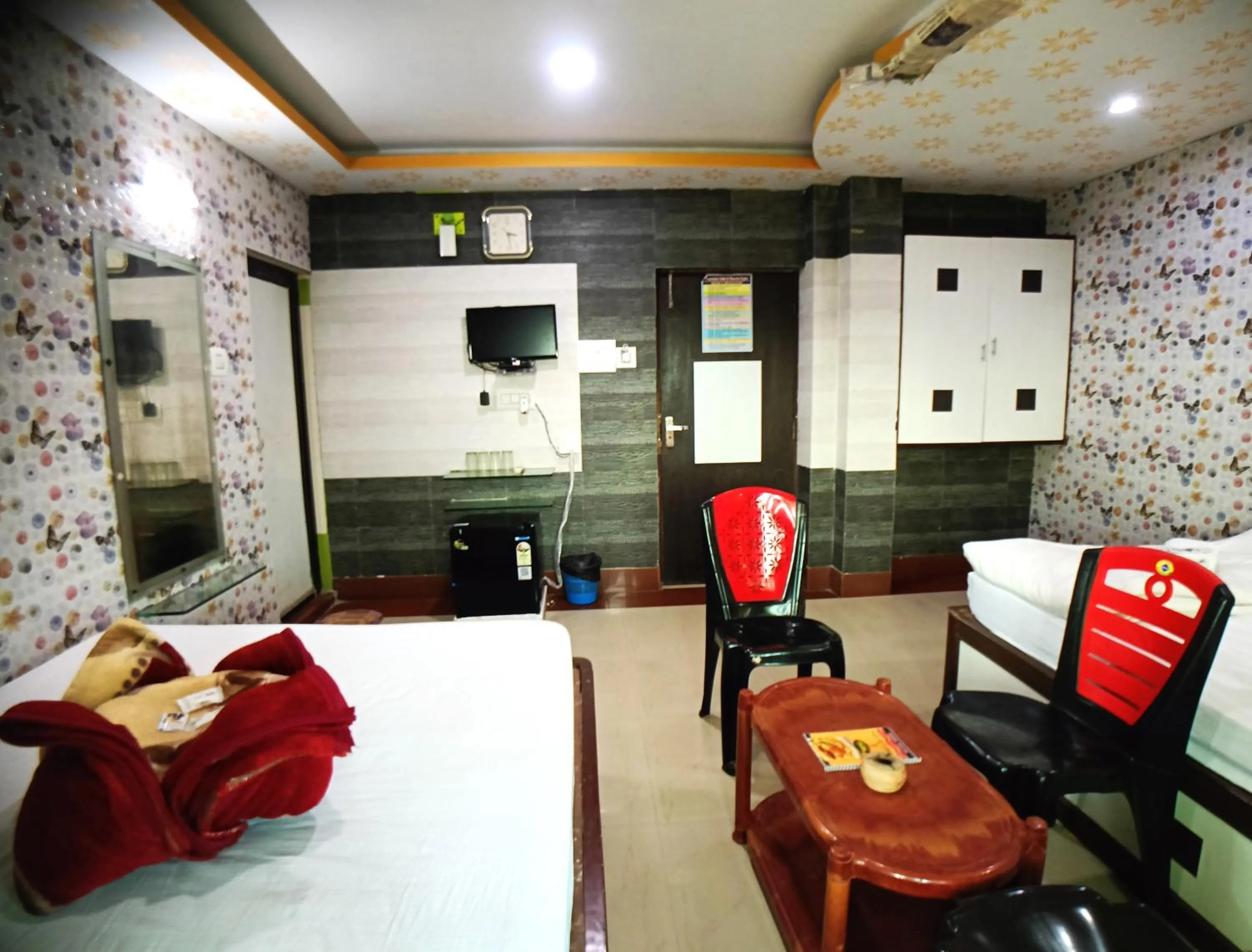 Bed in RESORT K SEA VIEW Digha