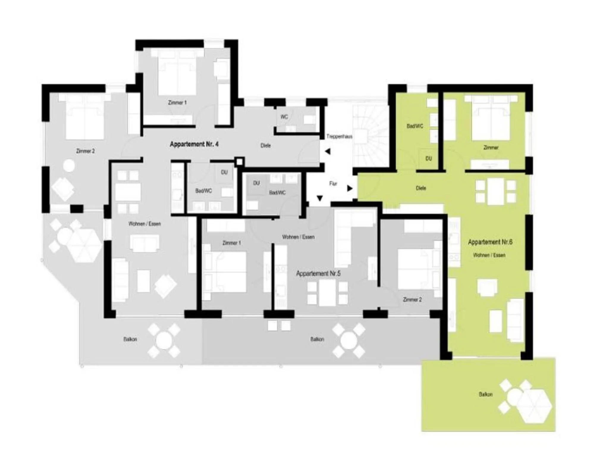 Floor plan in Ferienhof Raither