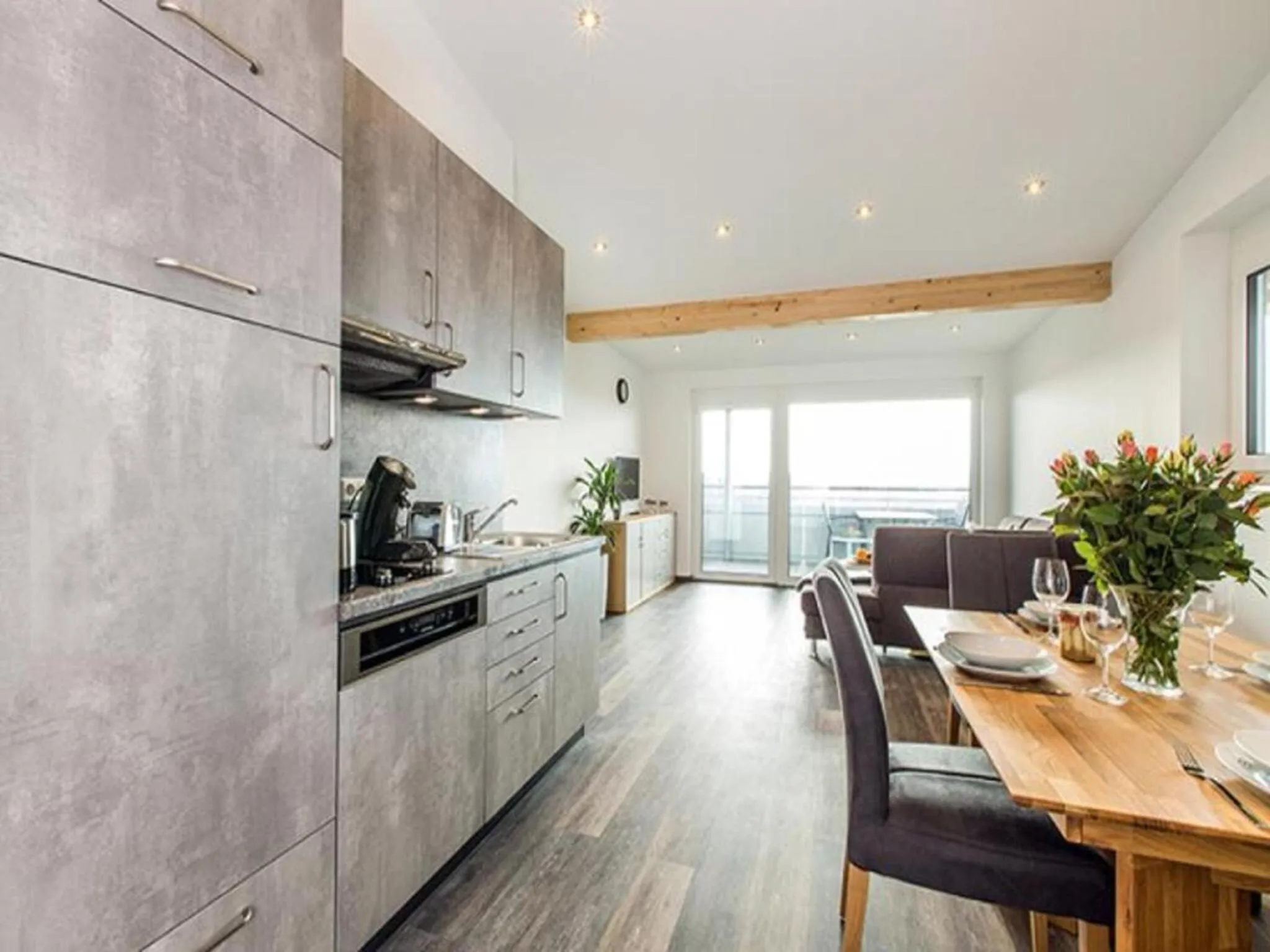 kitchen in Ferienhof Raither