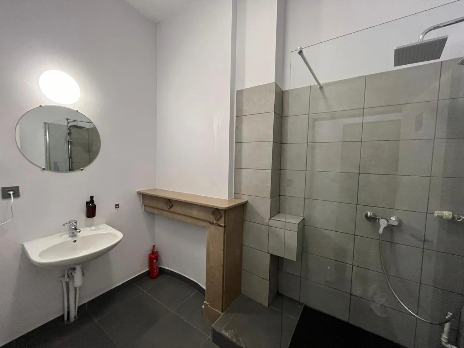 Shower in European District Hostel