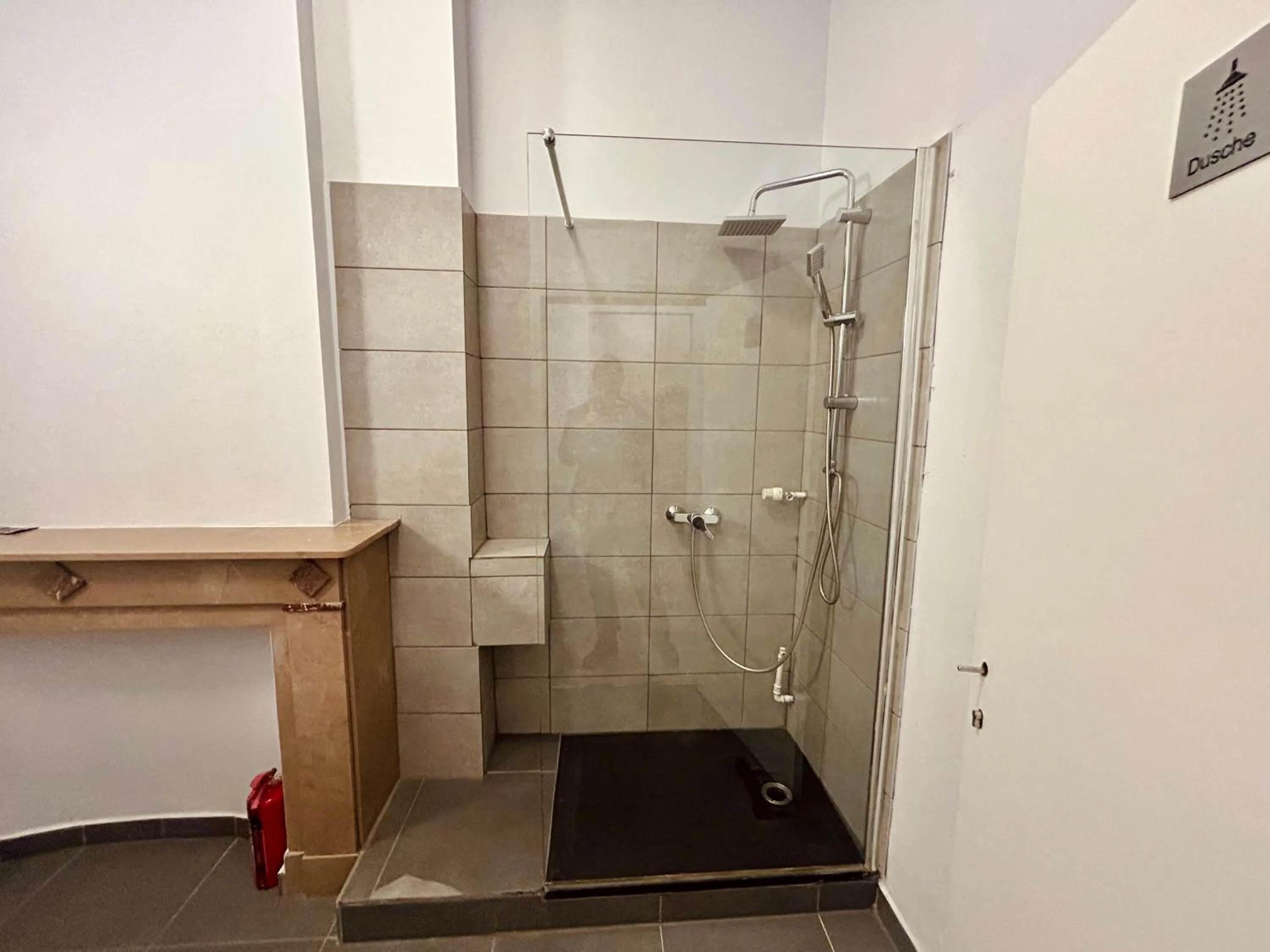 Shower in European District Hostel