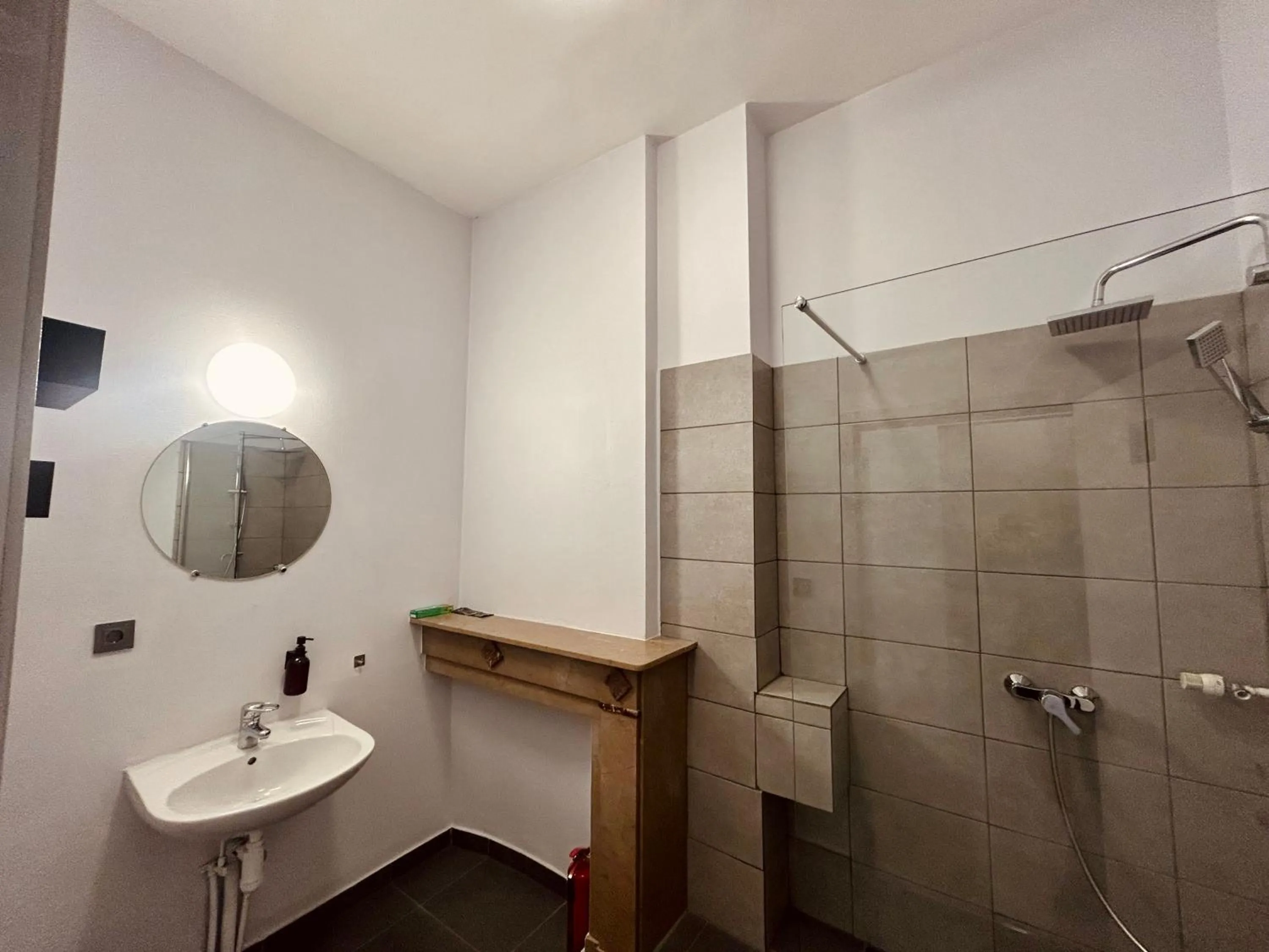Shower in European District Hostel