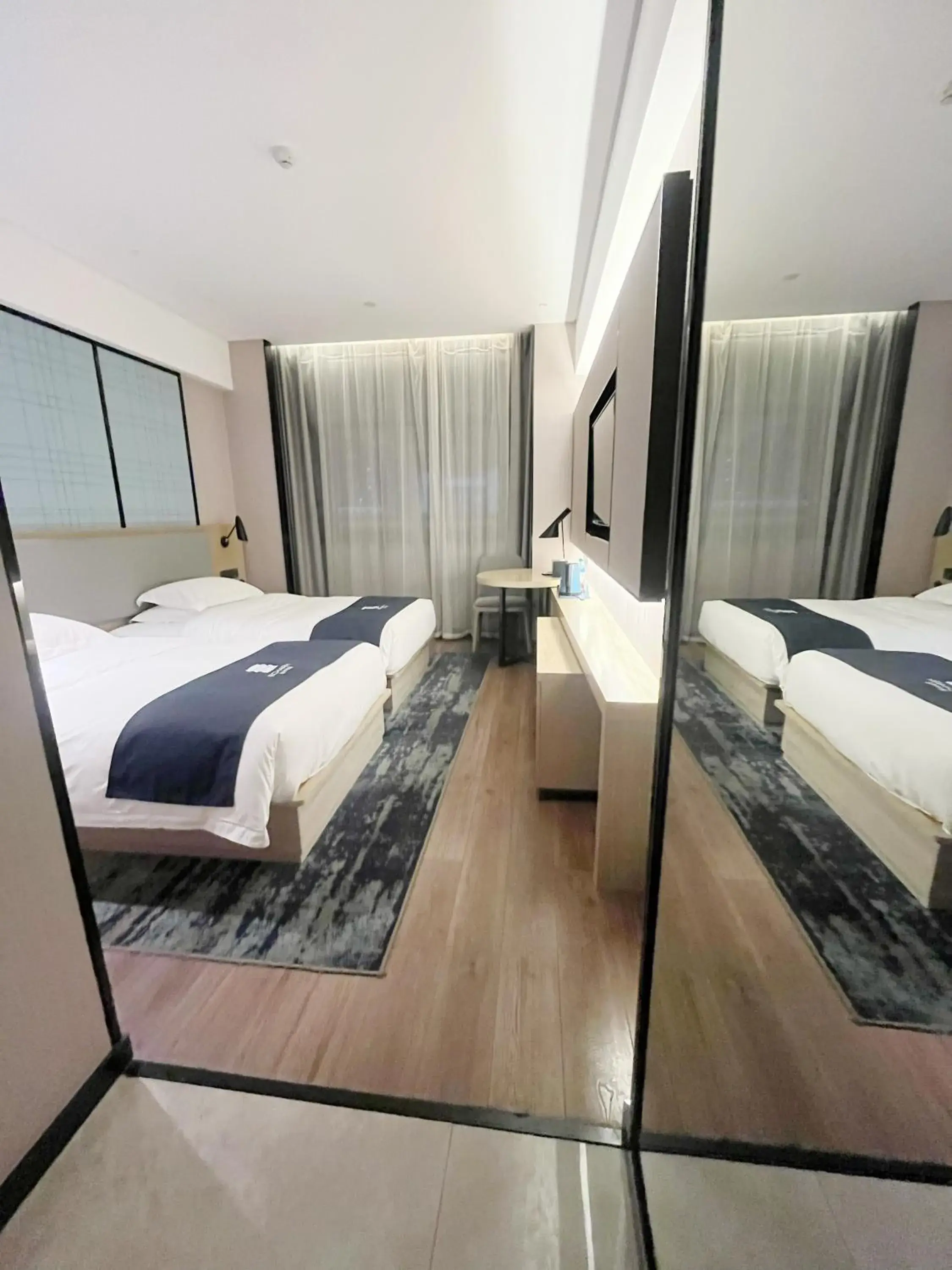 Property building, Bed in Echarm Hotel Wuhan Hannan Property building, Bed in Echarm Hotel Wuhan Hannan