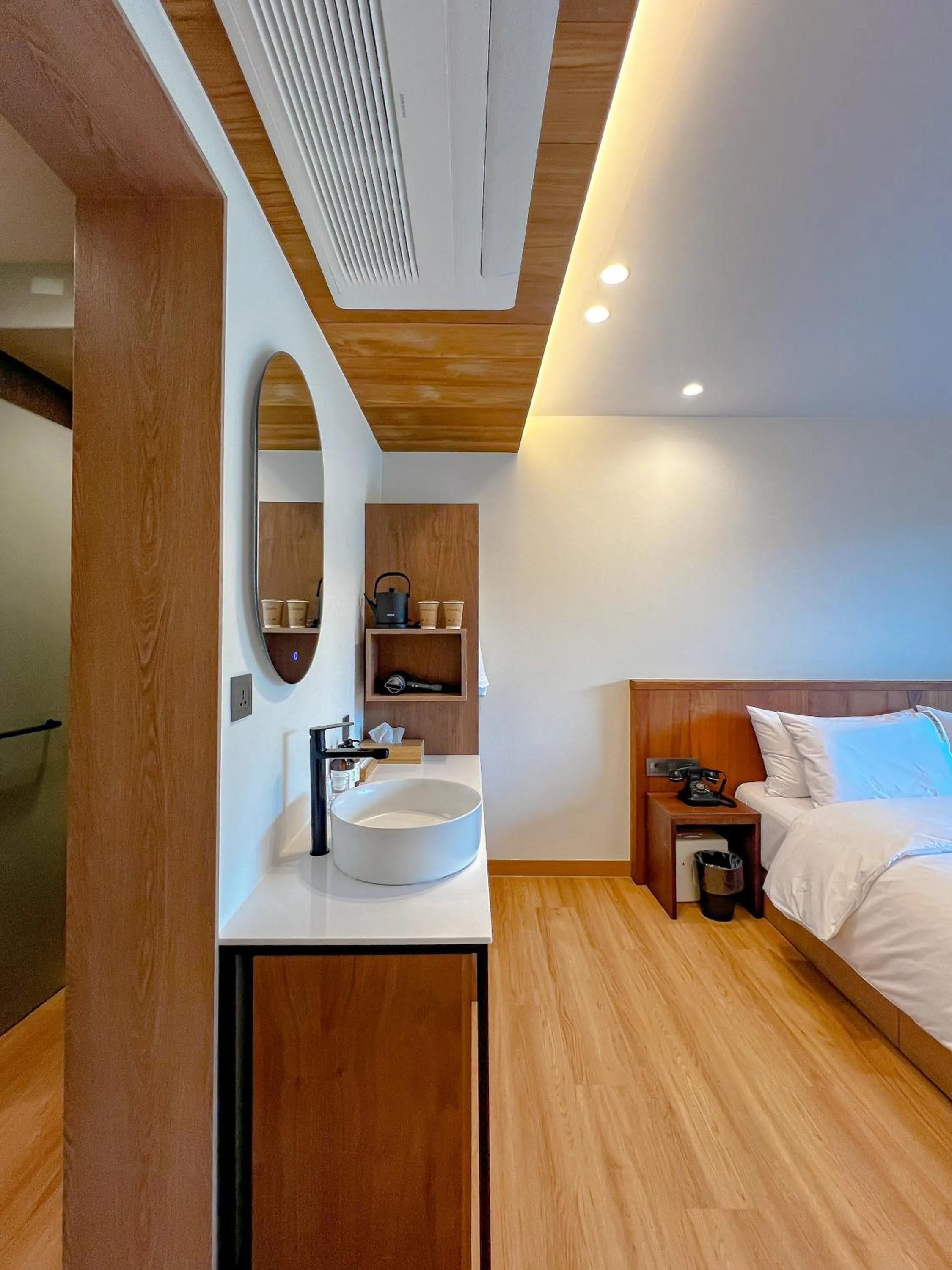 Bed in Hotel Ganwoljae