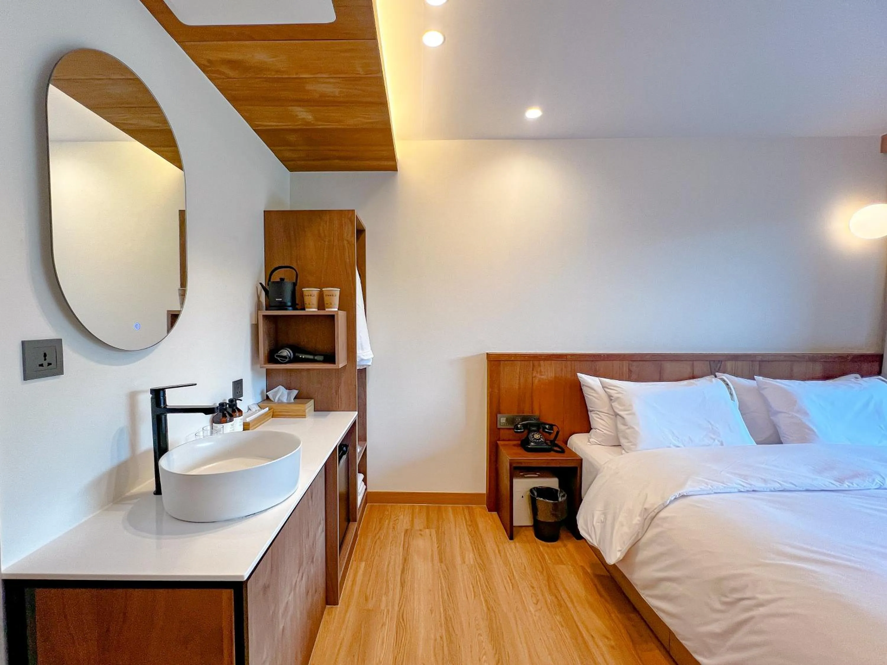 Bed in Hotel Ganwoljae