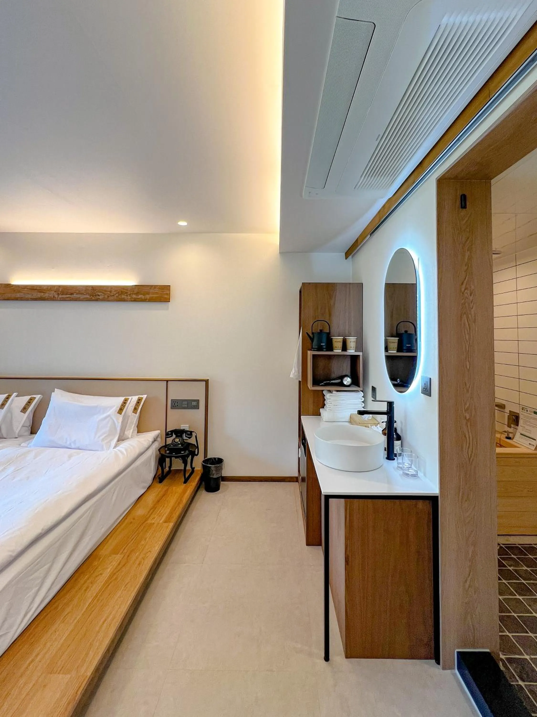 Bed in Hotel Ganwoljae