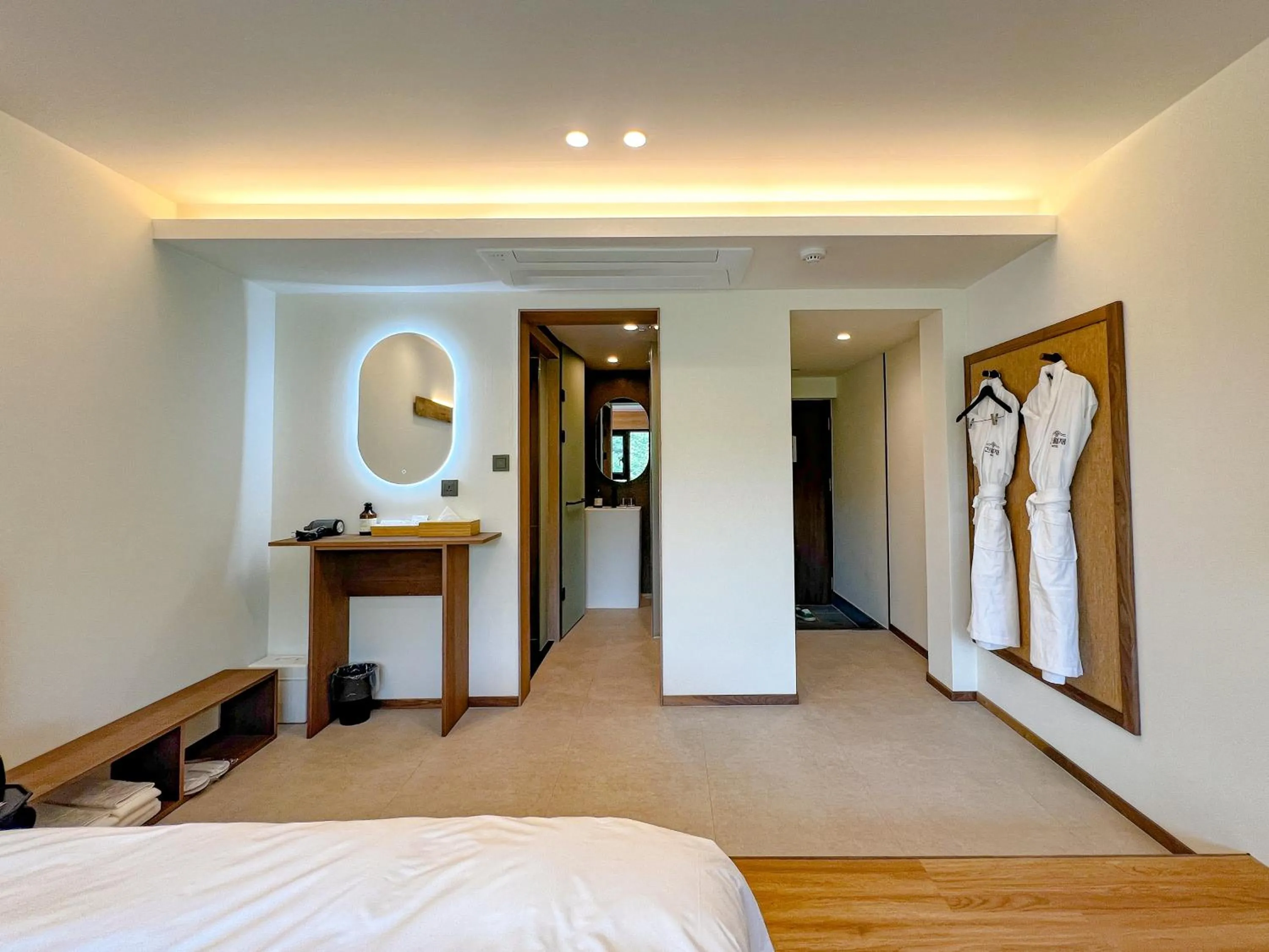 Bed in Hotel Ganwoljae