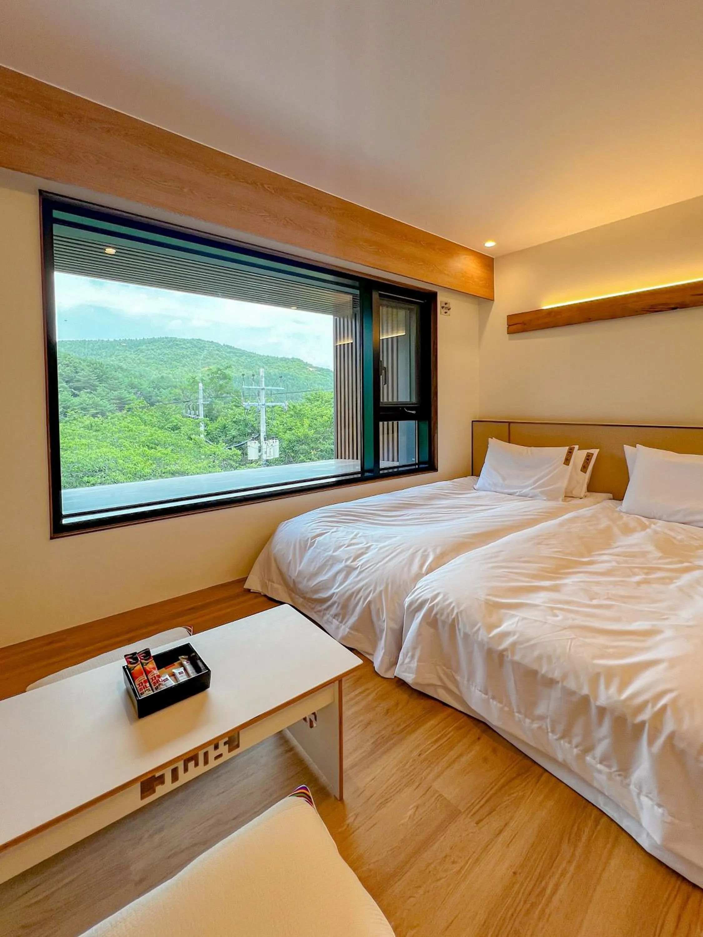 Bed in Hotel Ganwoljae