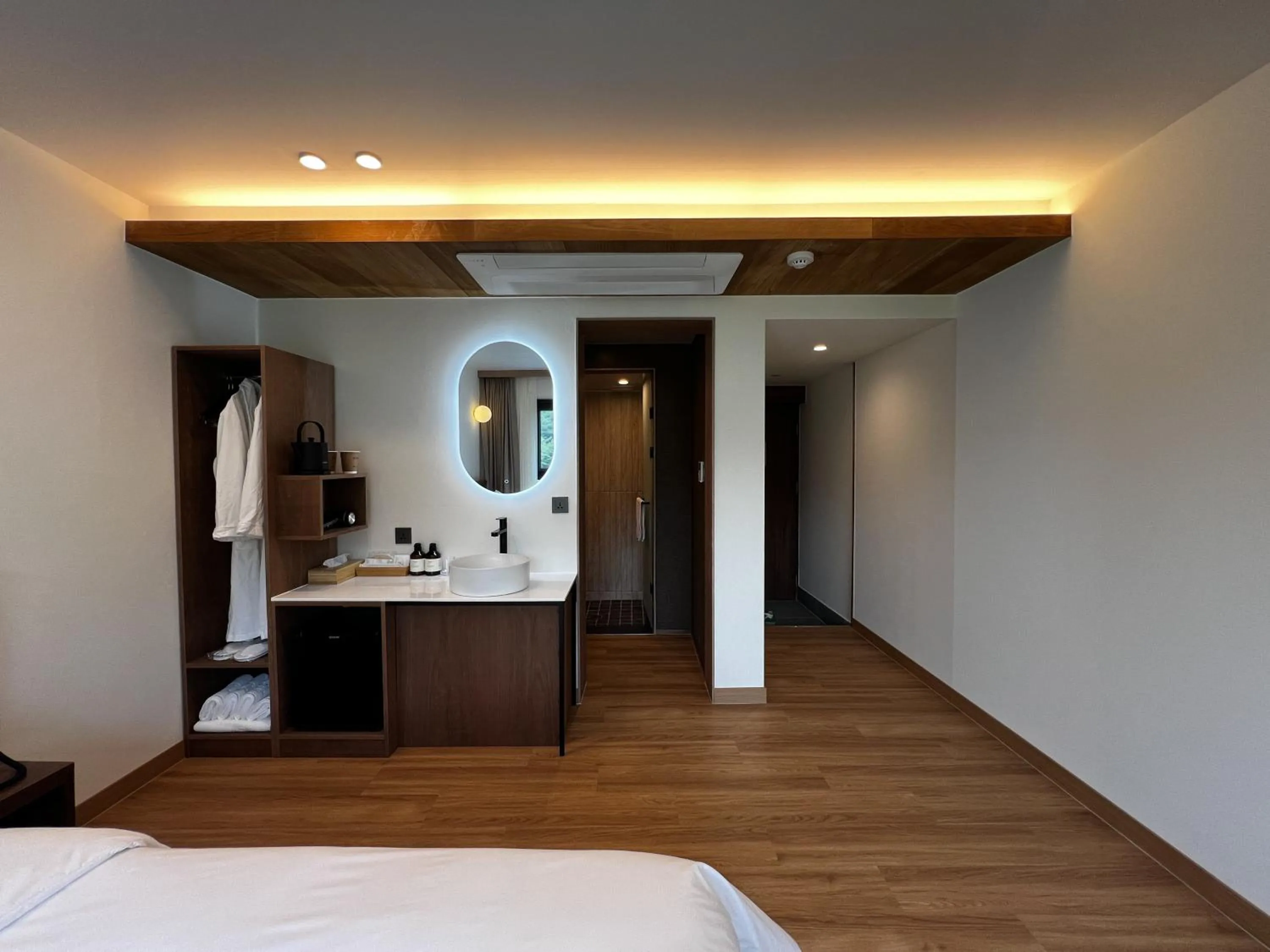Bed in Hotel Ganwoljae