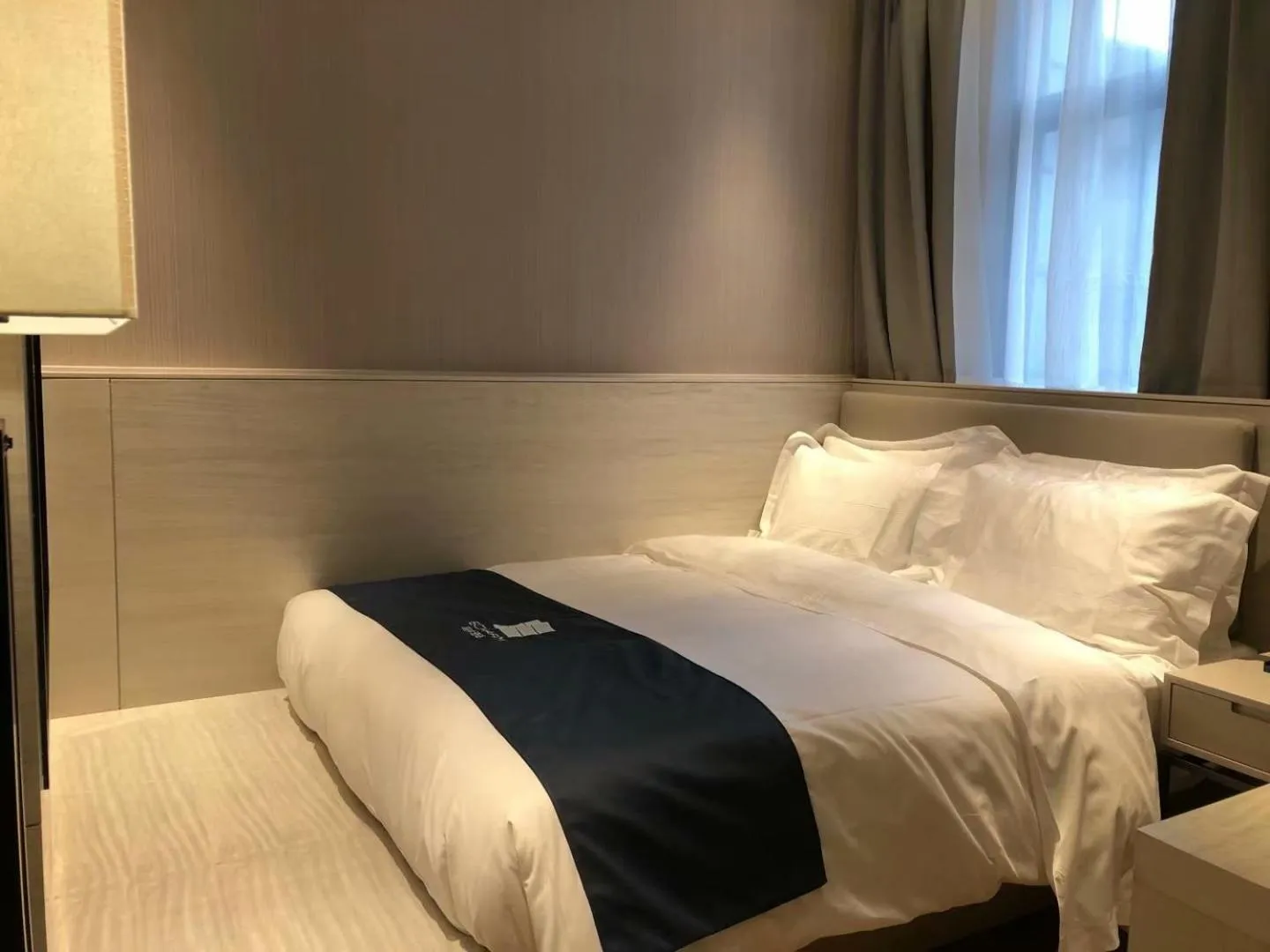 Bed in Echarm Hotel - Wuhan University Hongshan Square Metro Station