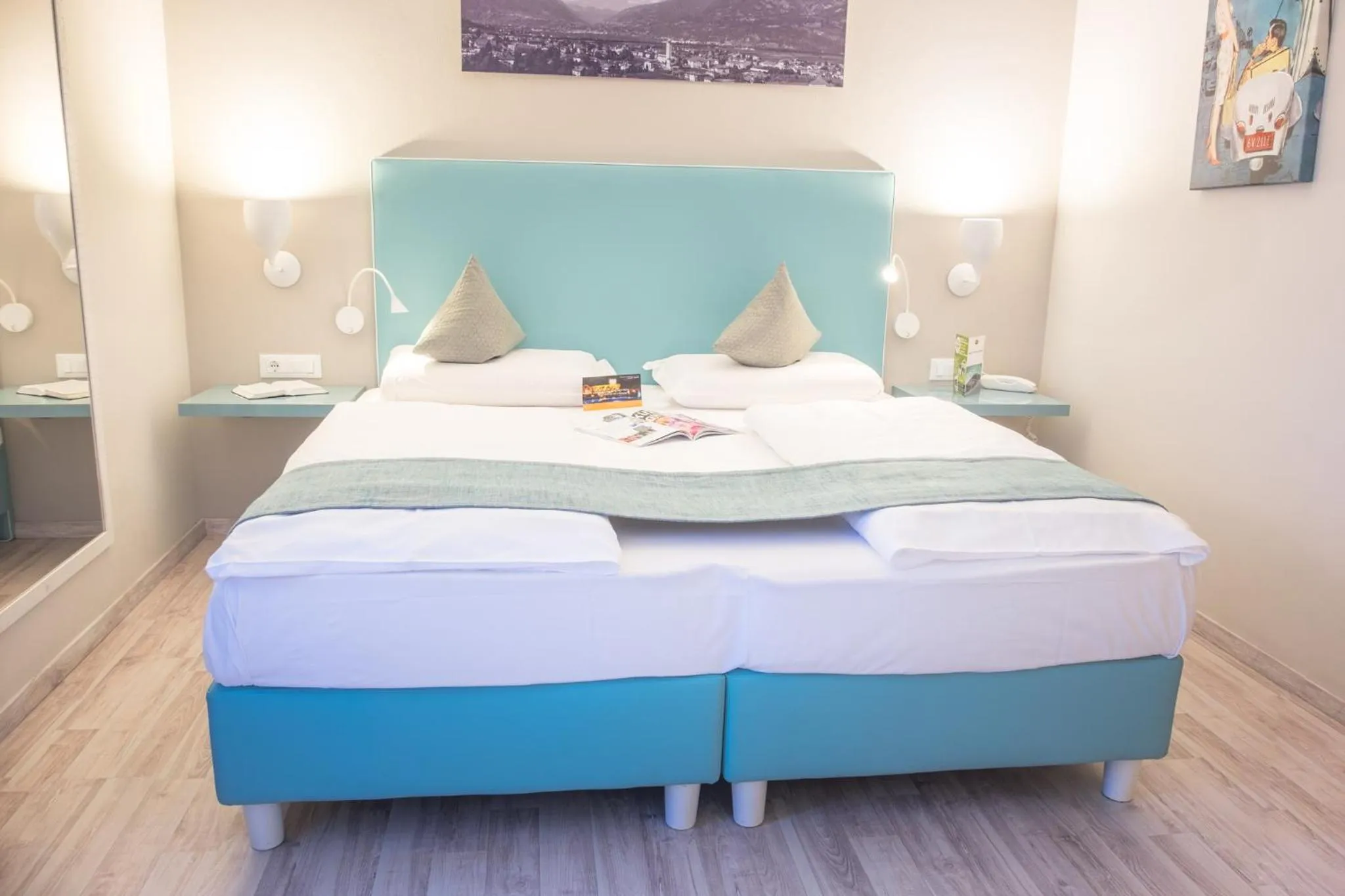 Photo of the whole room, Bed in SCHLOSSHOF SÜDTIROL - Hotel & Camping Resort