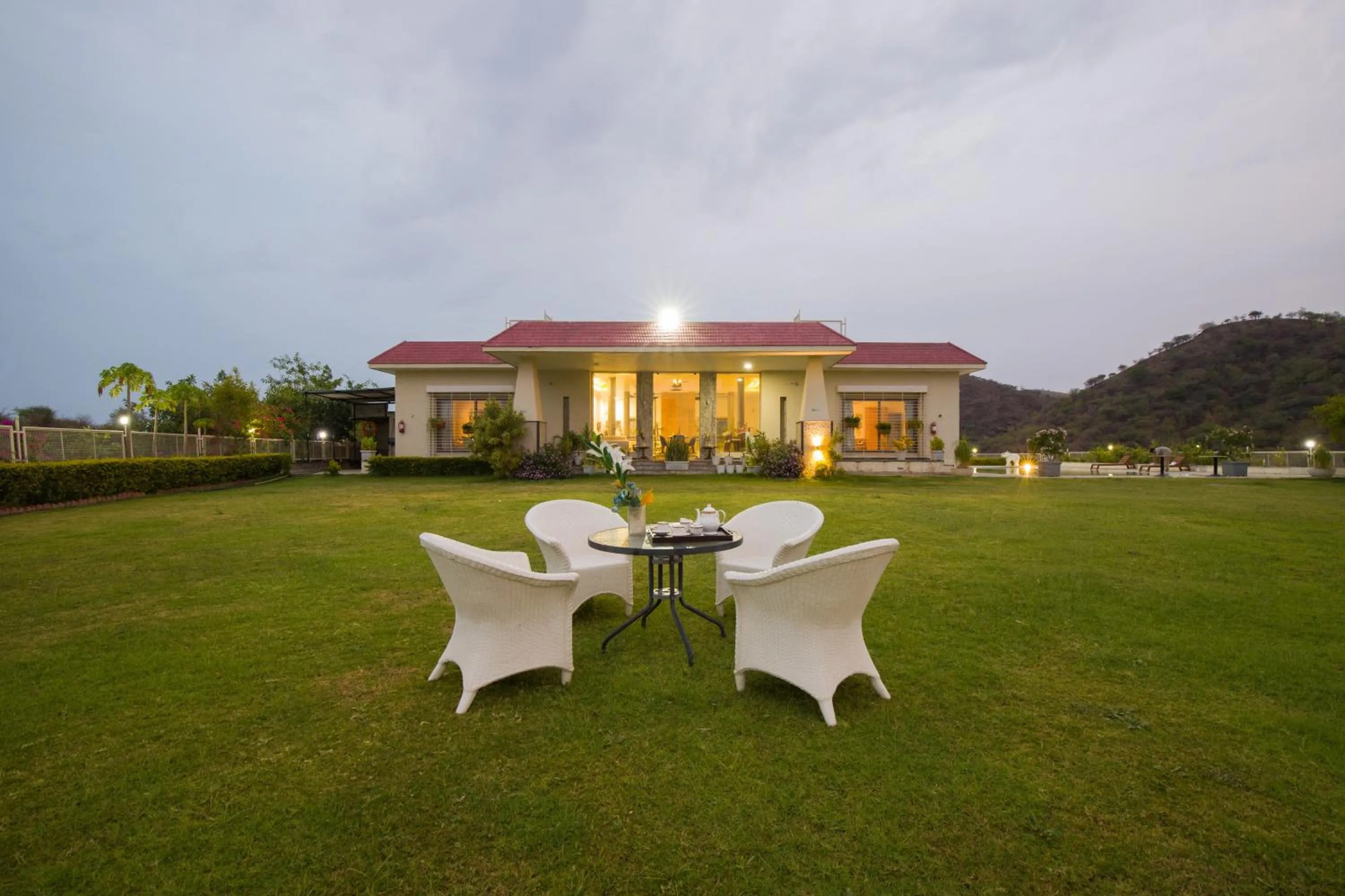 Property building in ELIVAAS Shourya Celesta Luxe 3BHK Villa with Pvt Pool, Udaipur