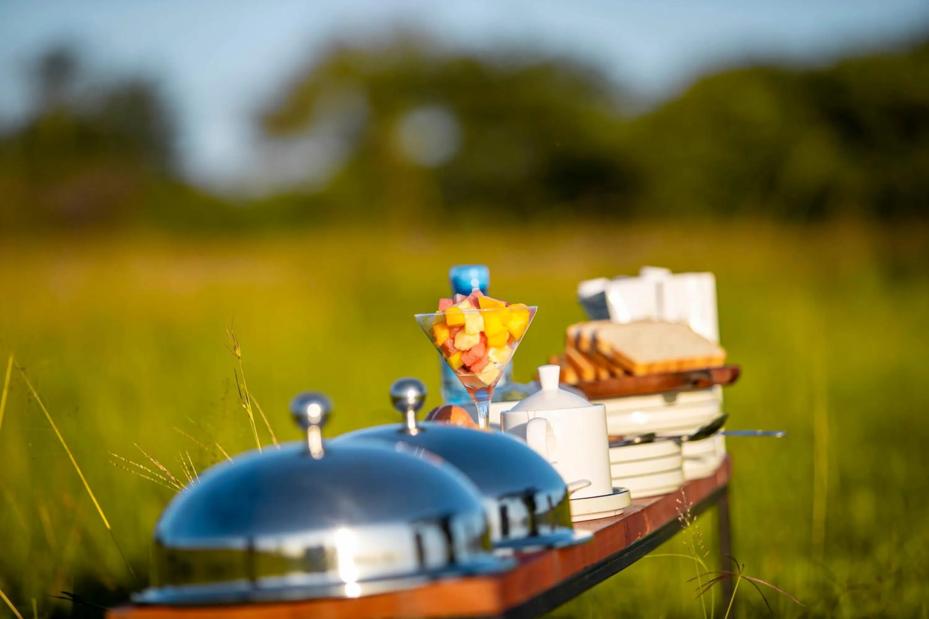 Breakfast in Escarpment Serengeti Luxury Camp