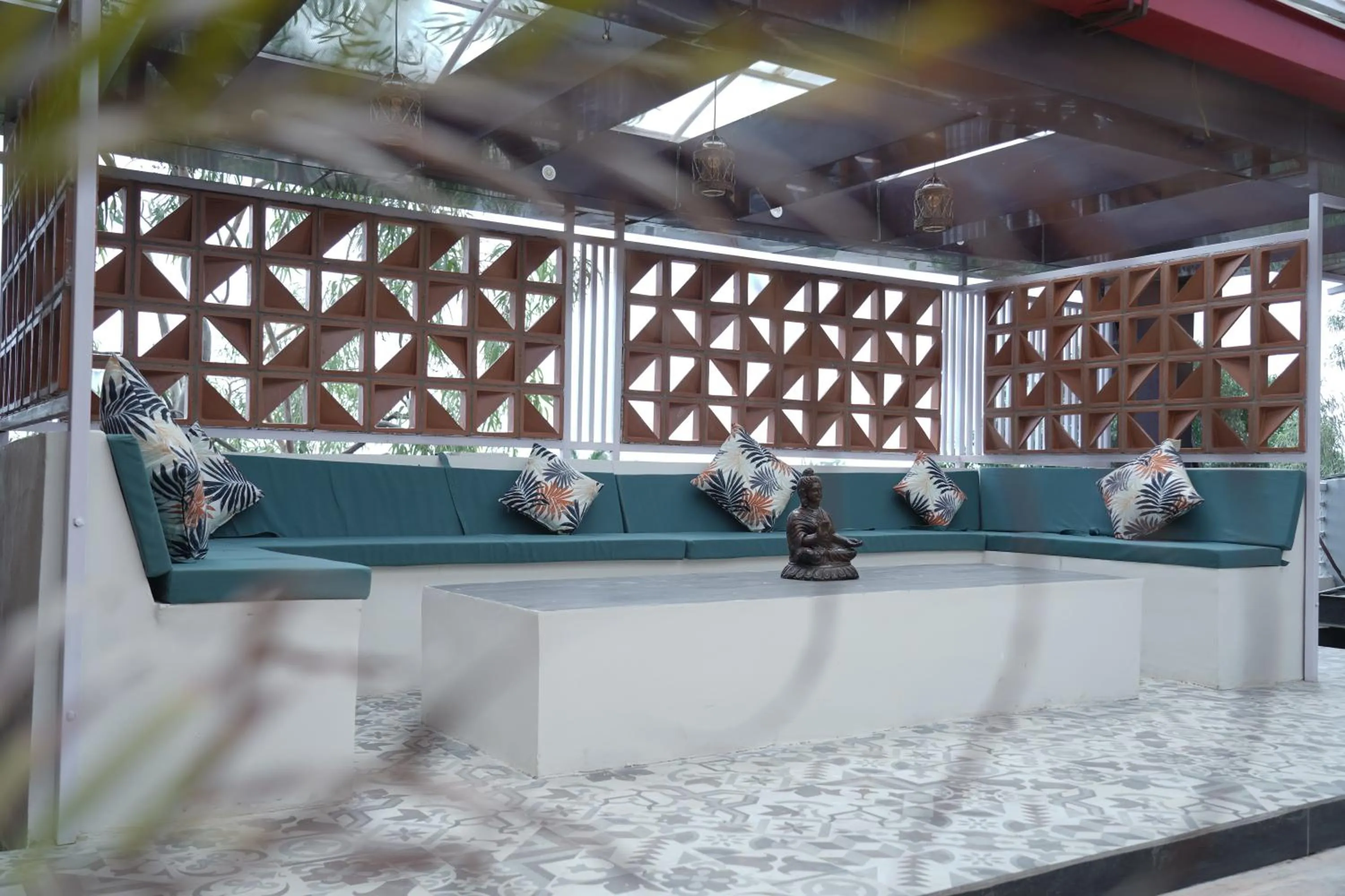 Seating area in Hotel Suryodaya