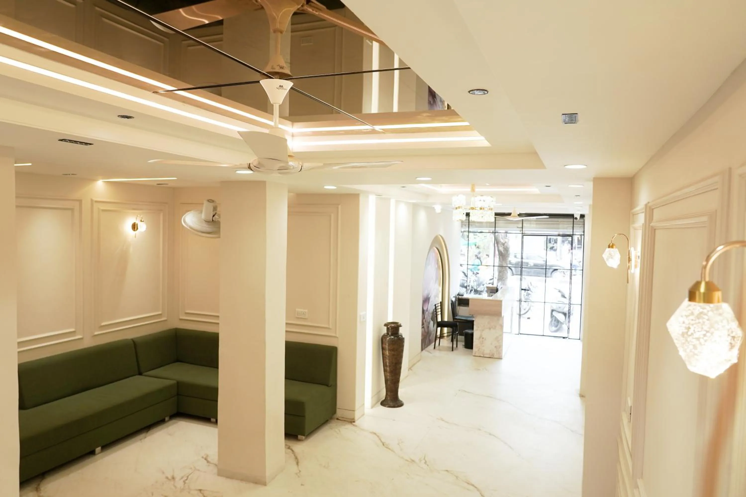 Seating area in Hotel Suryodaya