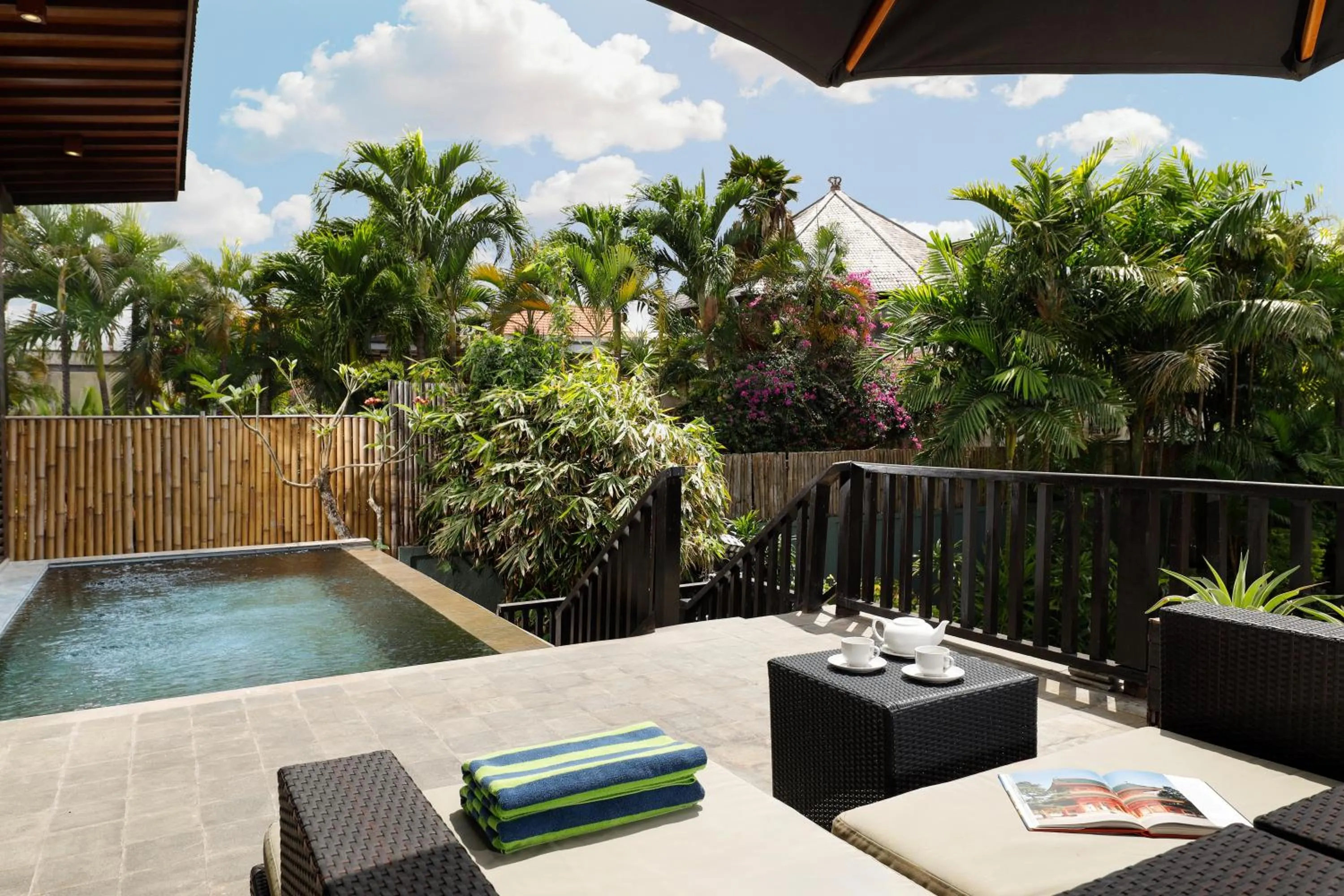 Garden view in Shanti Estate Seminyak by Nakula