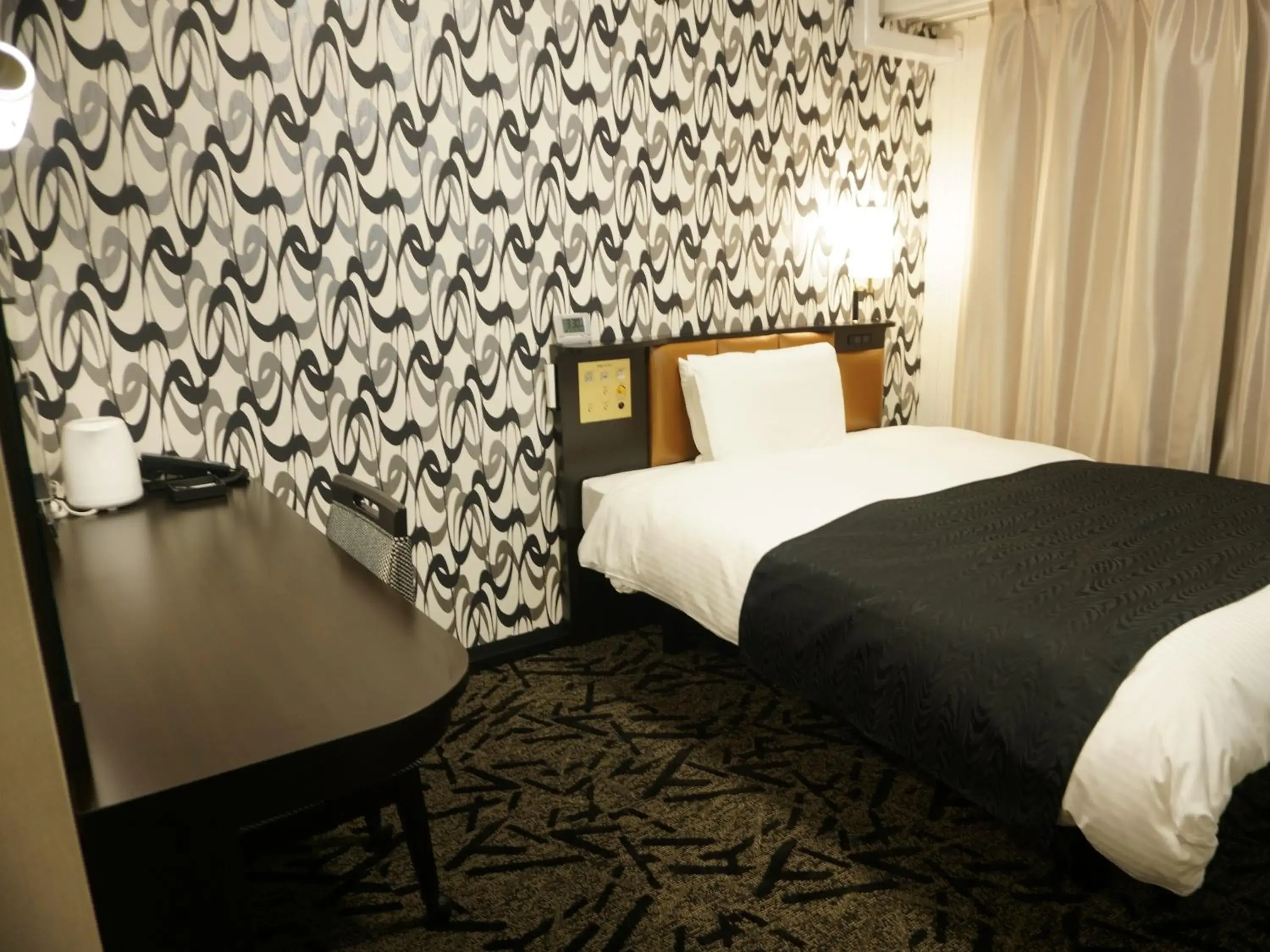 Bed in APA Hotel Hachinohe Chuo Bed in APA Hotel Hachinohe Chuo