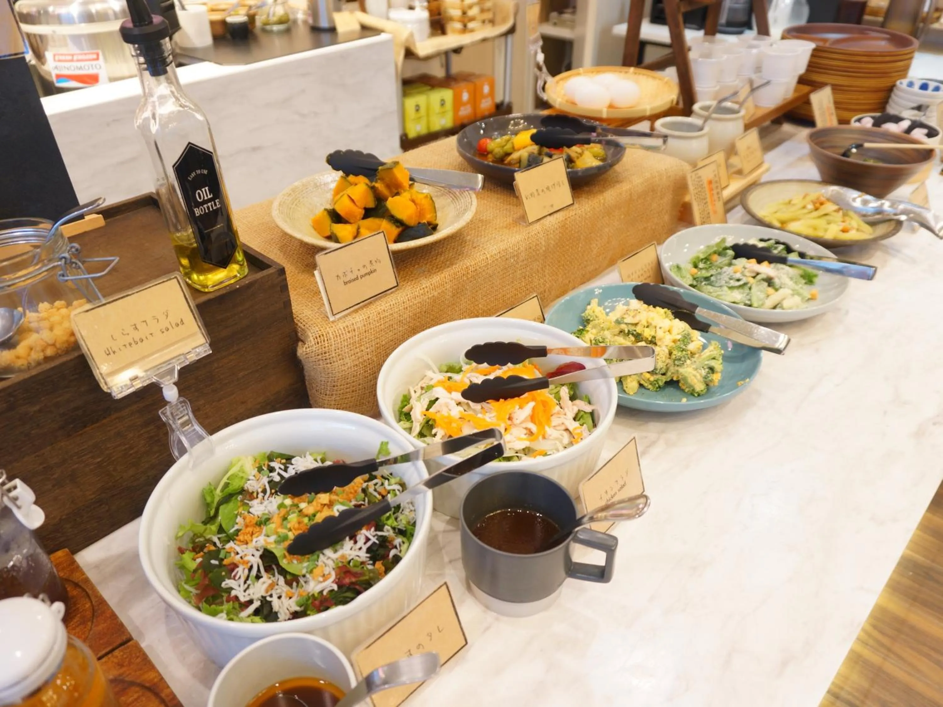 Buffet breakfast in APA Hotel Hachinohe Chuo