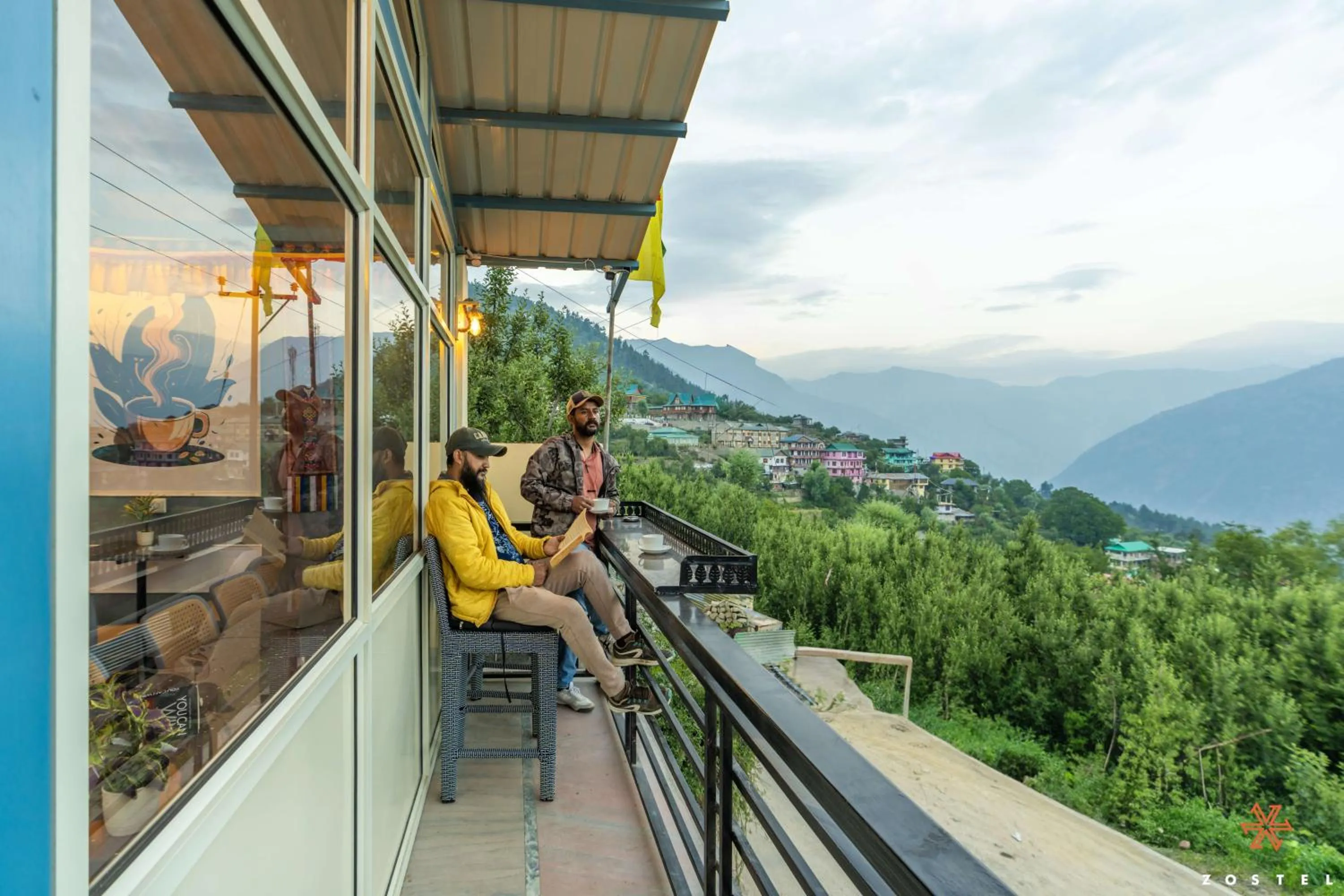 Natural landscape in Zostel Kalpa