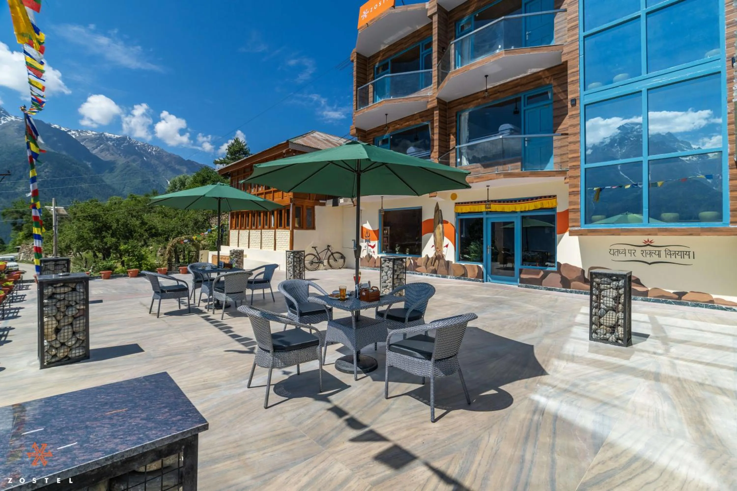 Property building in Zostel Kalpa