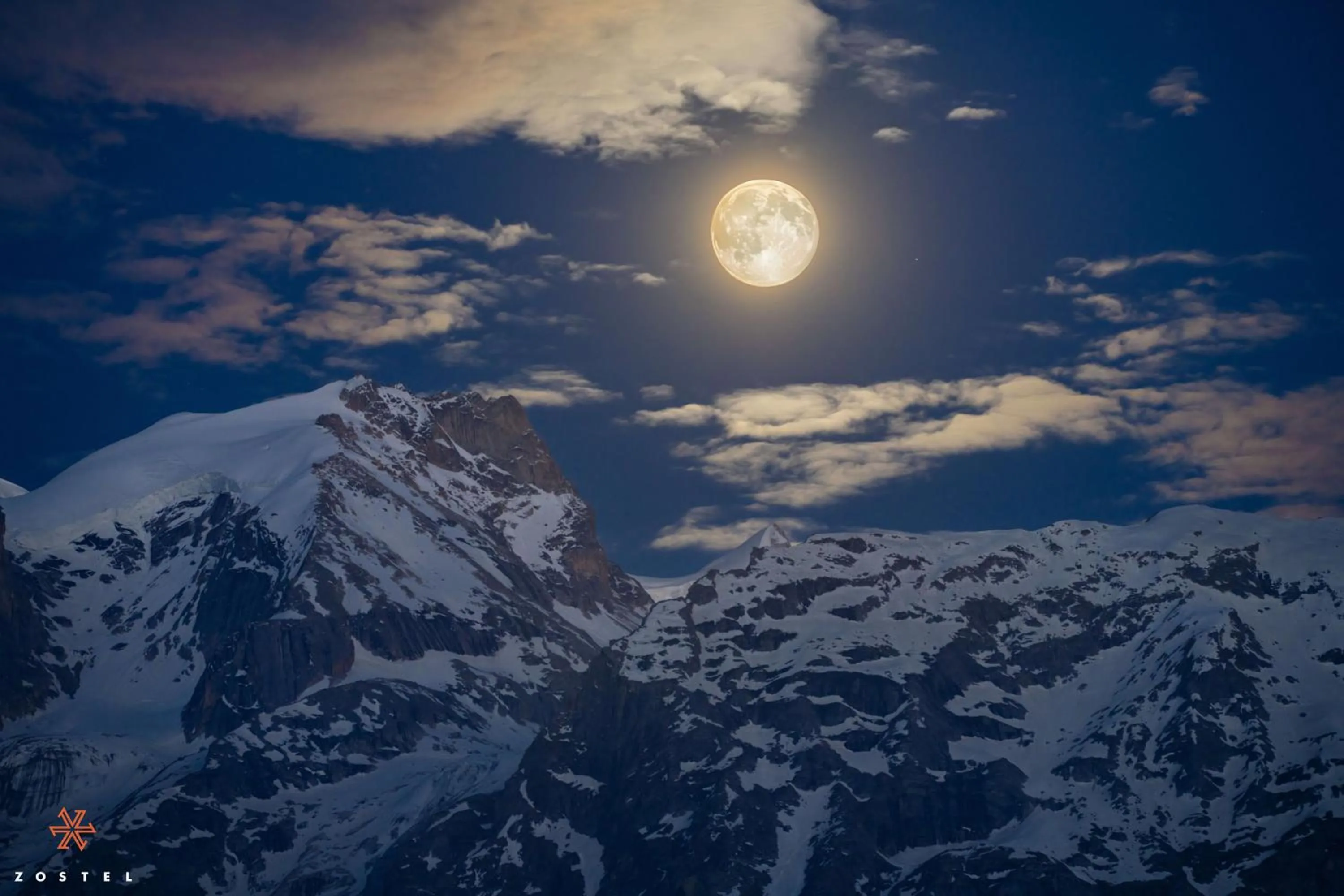 Natural landscape in Zostel Kalpa